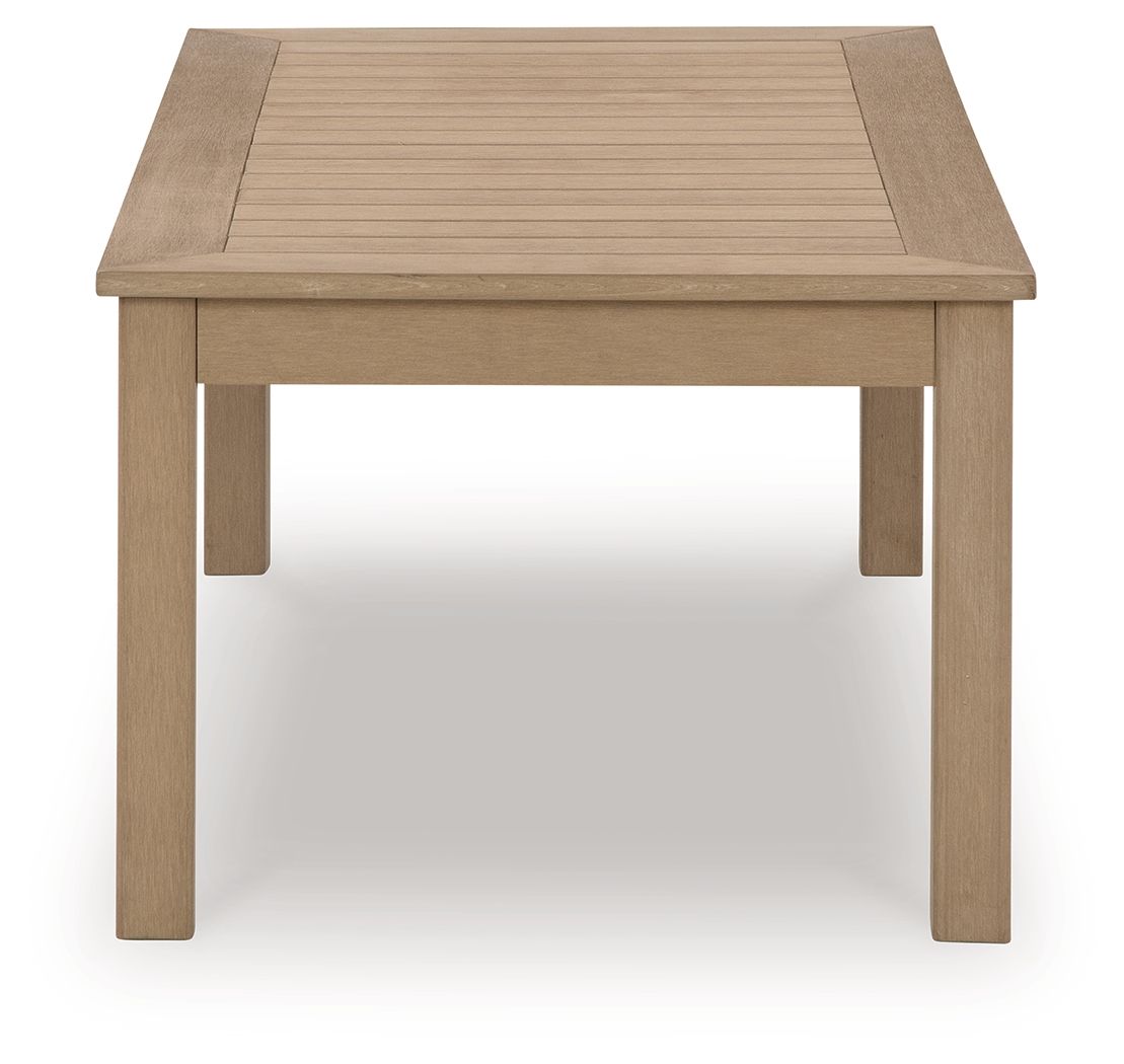 Ashley Furniture Hallow Creek - Rectangular Cocktail Table - Driftwood - Image 4