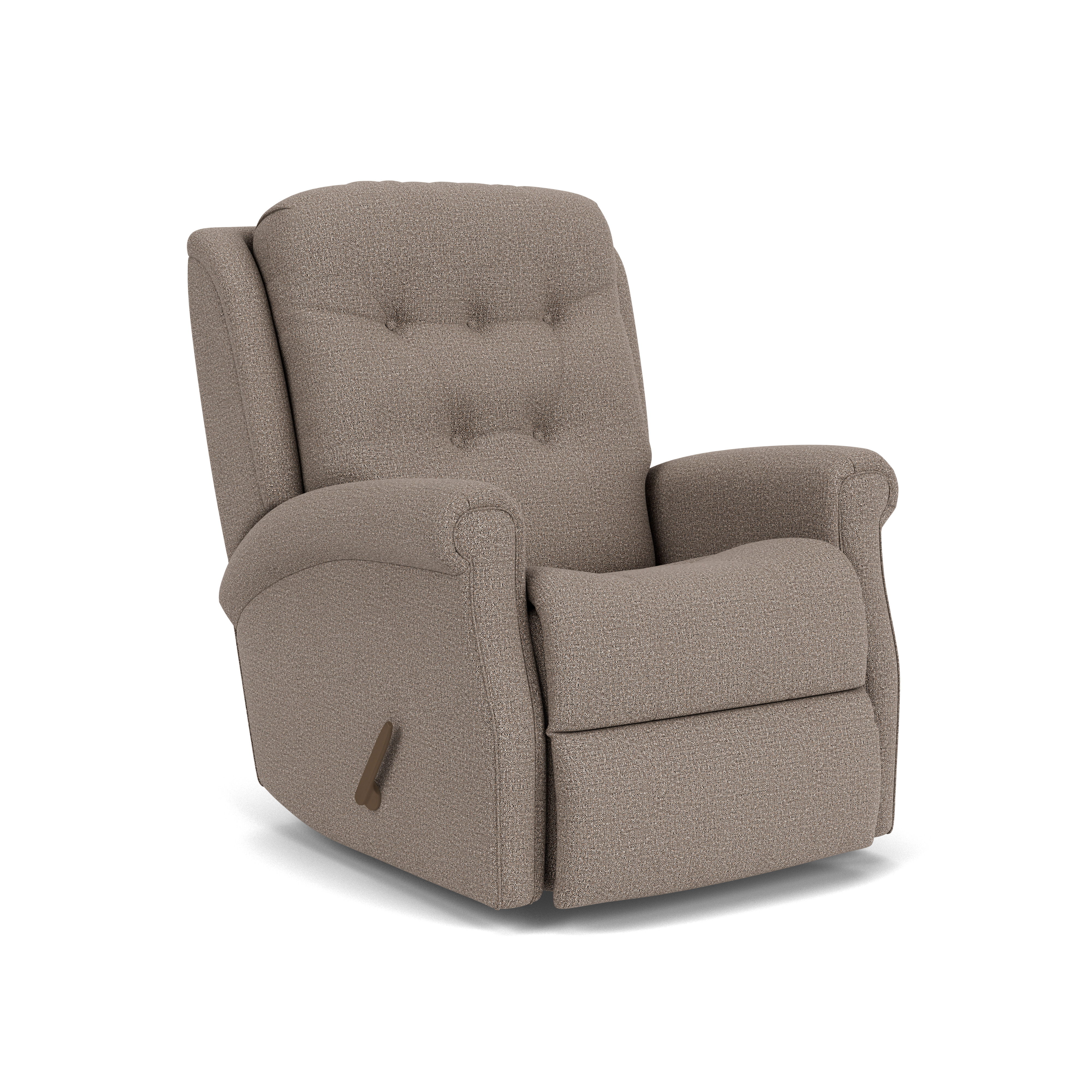 Minnie - Traditional Fabric Recliner, gray