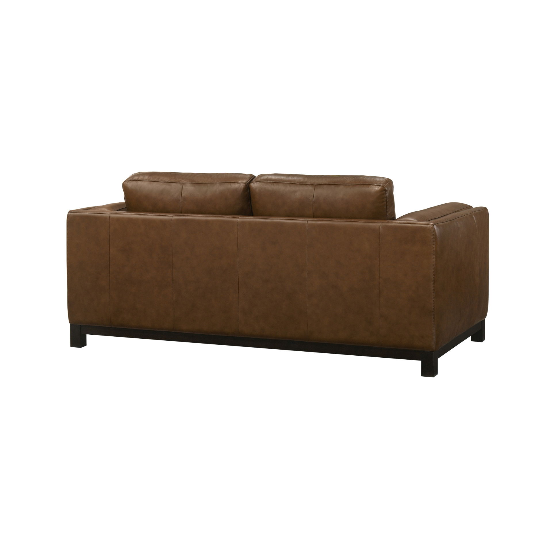 Sayer - Loveseat - Brown, dark brown, view 4