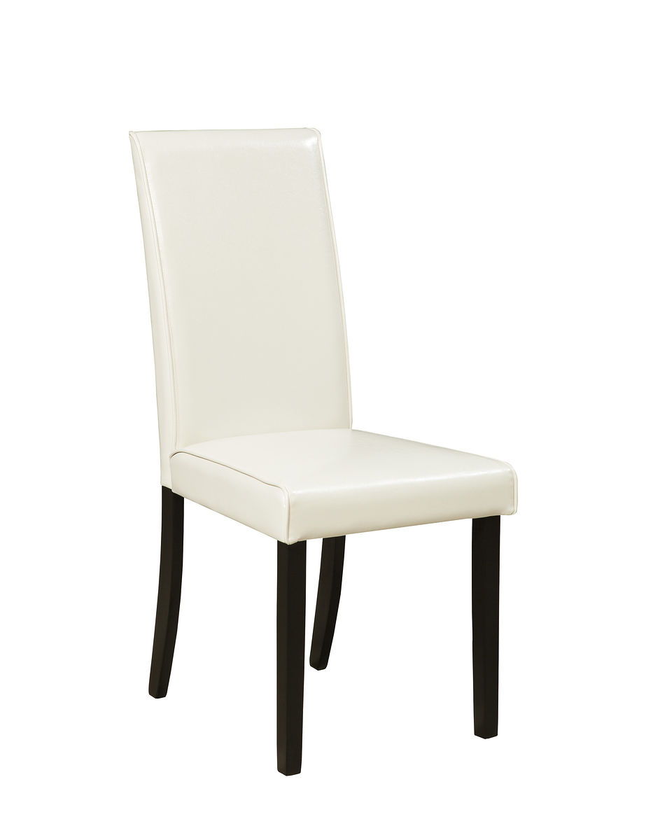 Ashley Furniture Kimonte - 5 Pc. - Dining Room Table, 2 Beige Side Chairs, 2 Brown Side Chairs - Dark Brown - Image 2