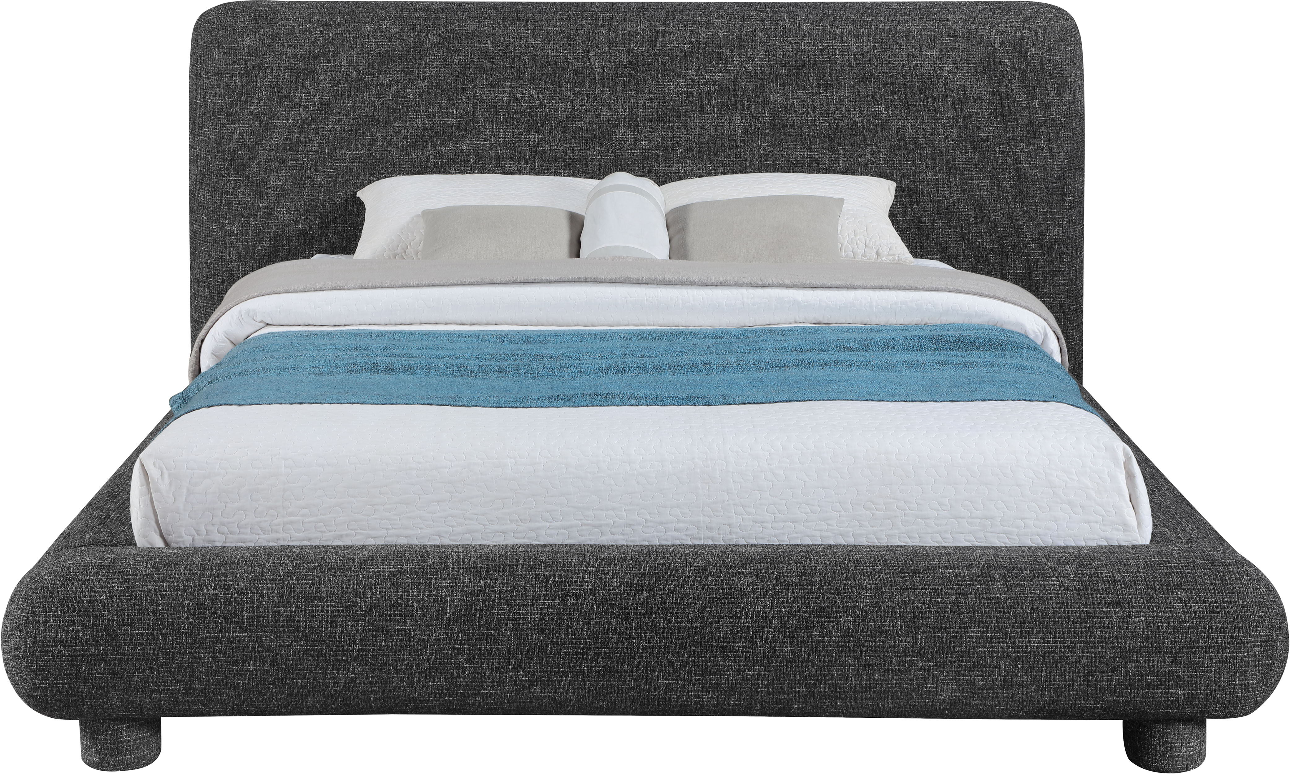Blair - Fabric King Bed - Black