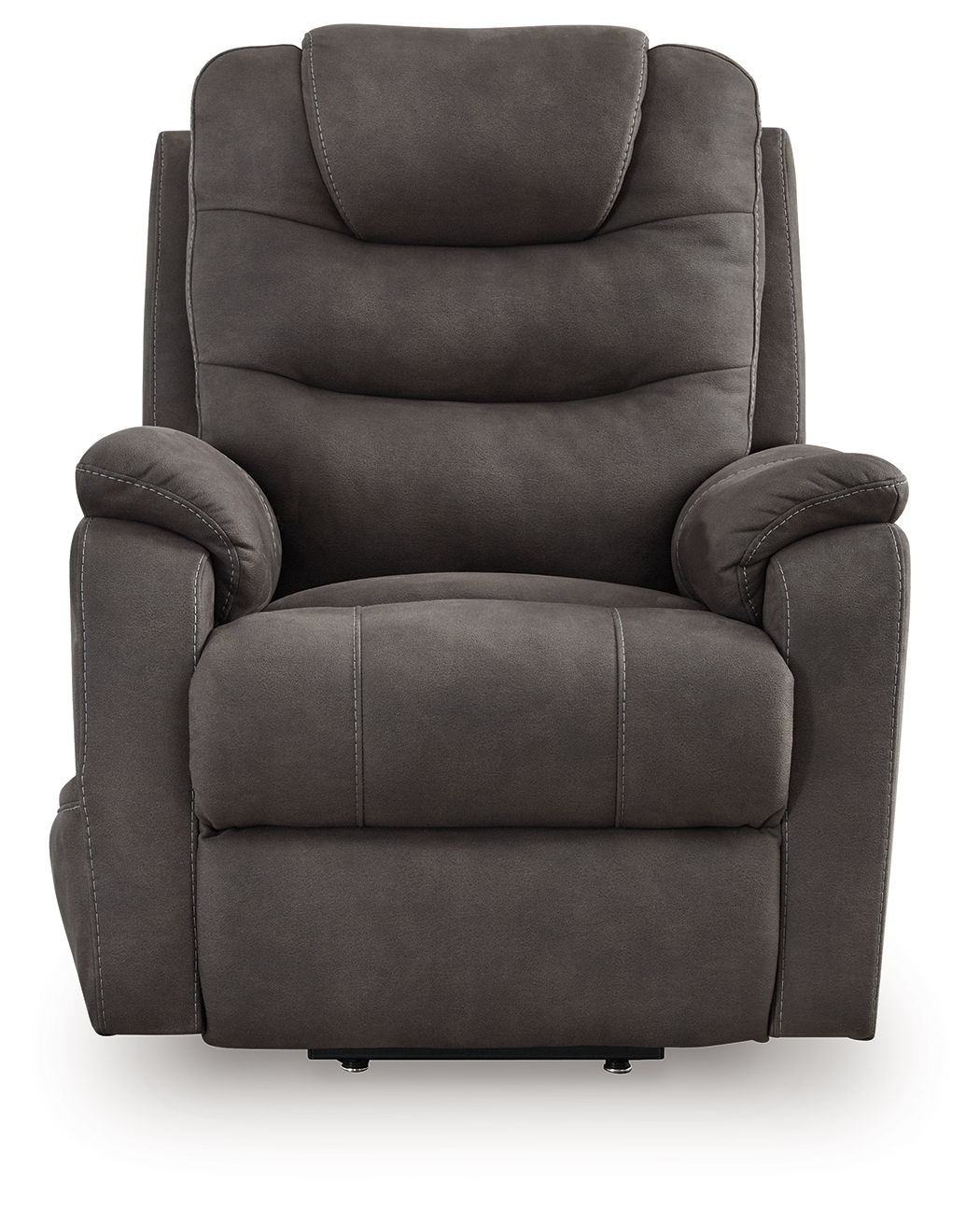 Ashley Furniture Snowfield - Power Lift Recliner - Gunmetal - Image 4