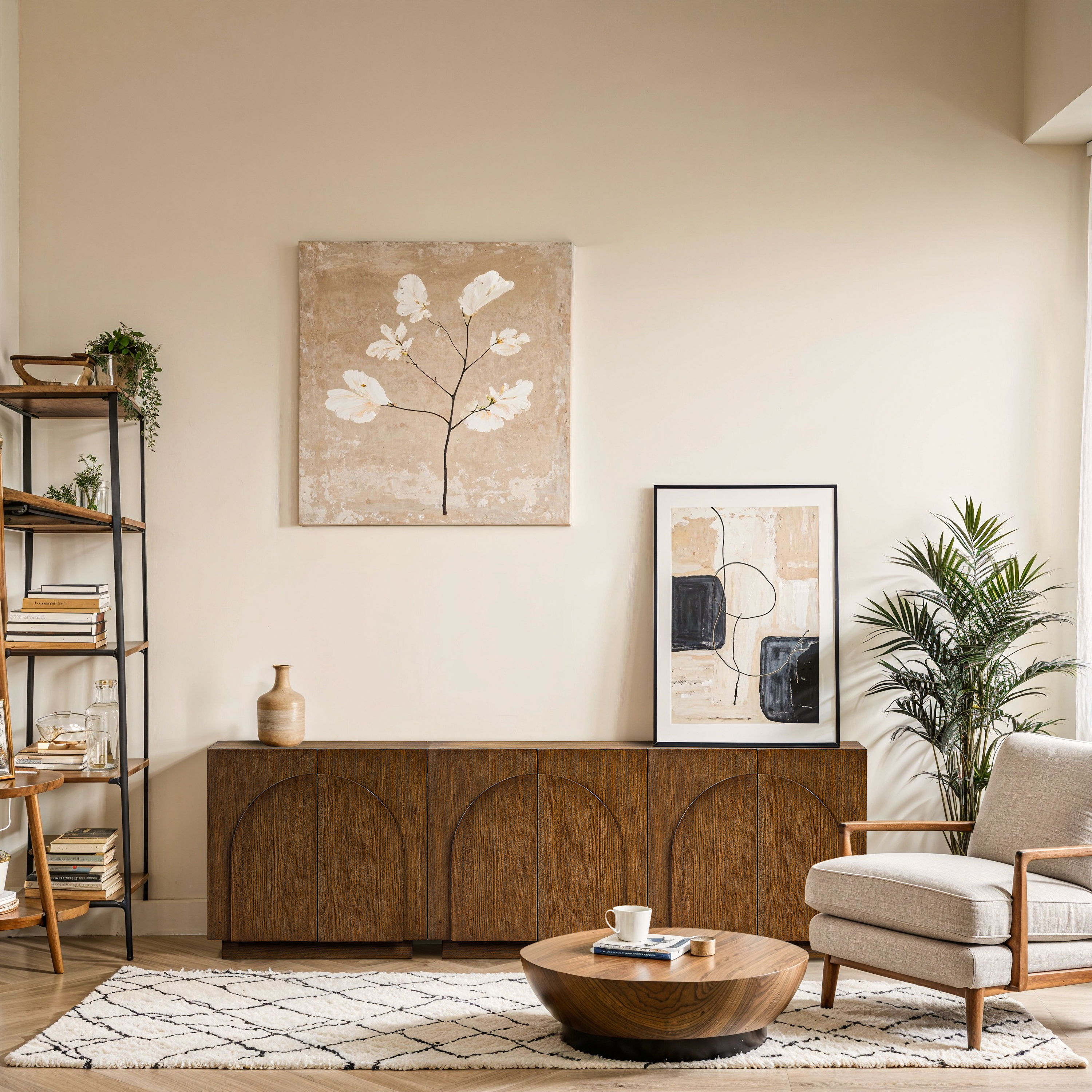 Navona - 3 Piece Sideboard / Buffet - Brown