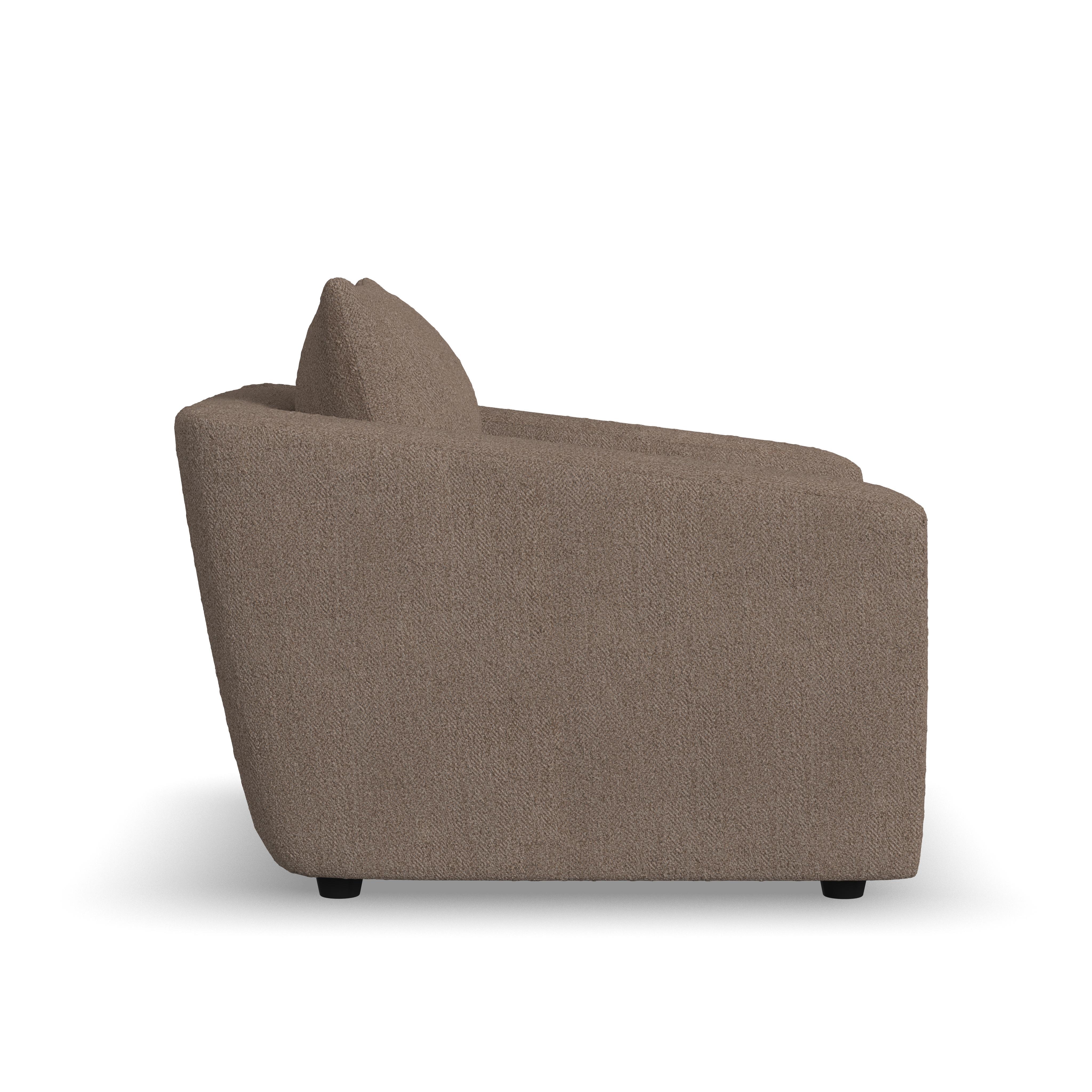 Chevy - Fabric Dining Chair - Brown, light brown, view 3