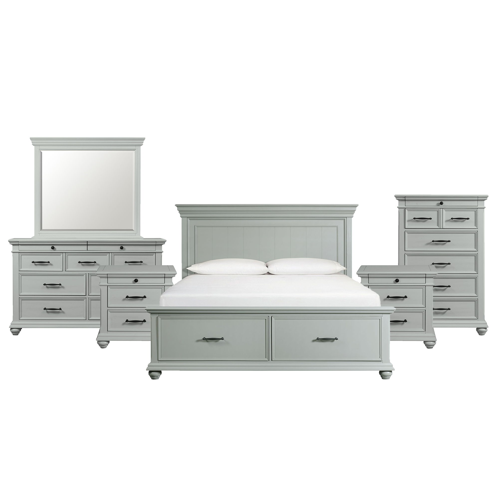King · 6 Pc · Bedroom Set
