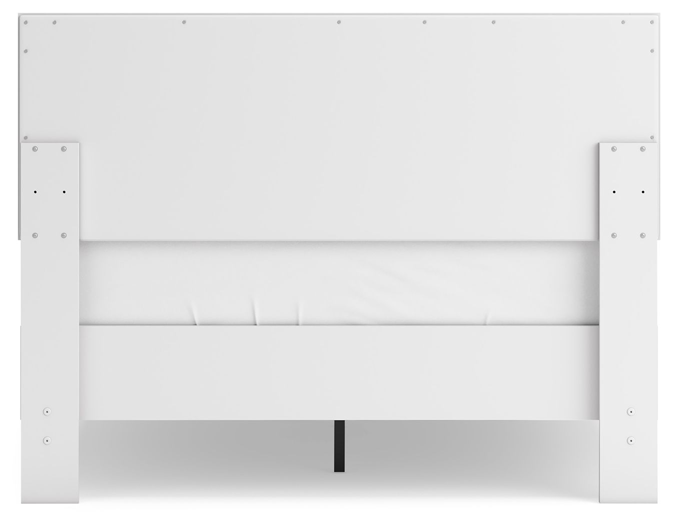 Hallityn - Full Panel Platform Bed - White, white, view 5