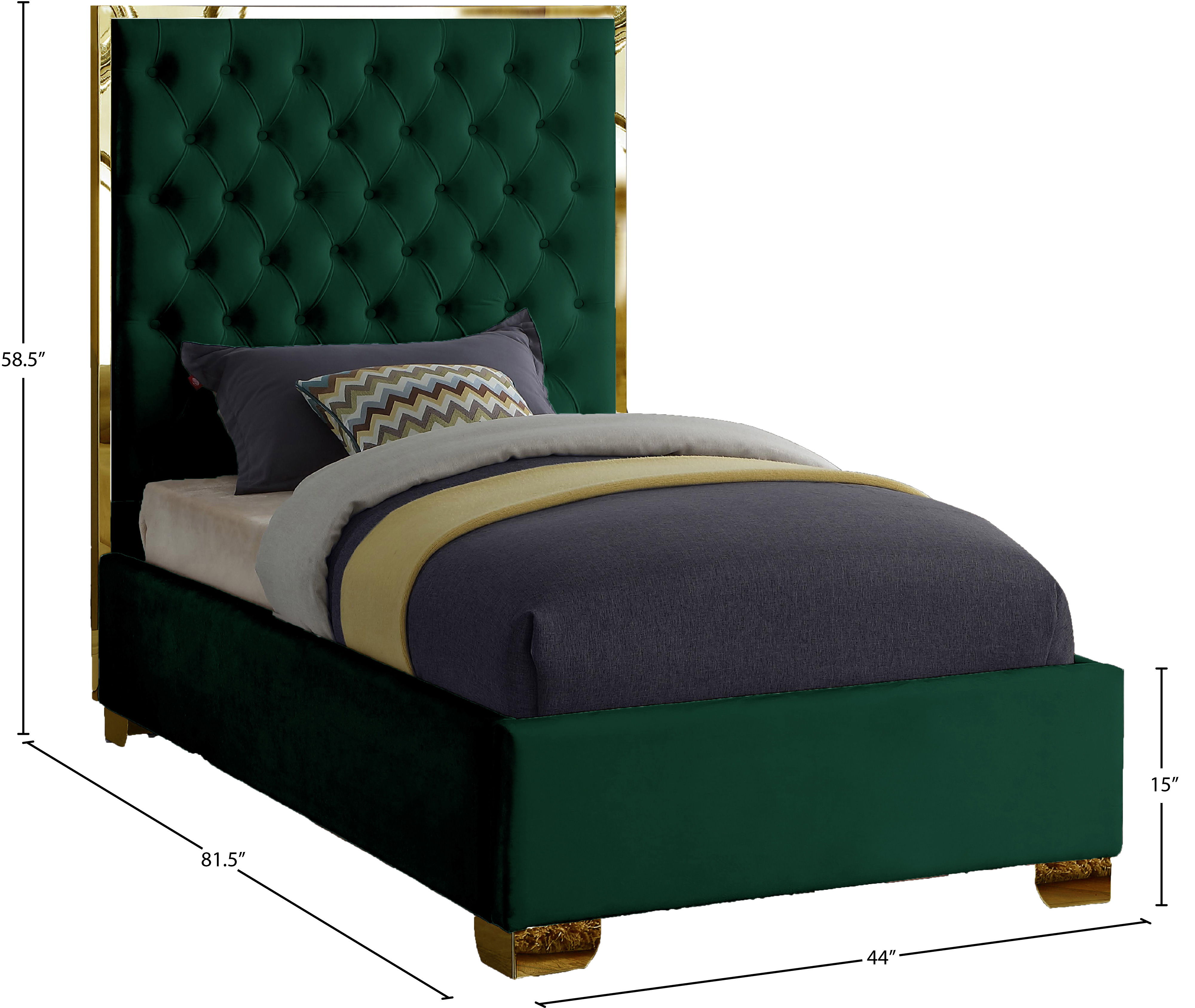 Lana - Twin Bed - Green