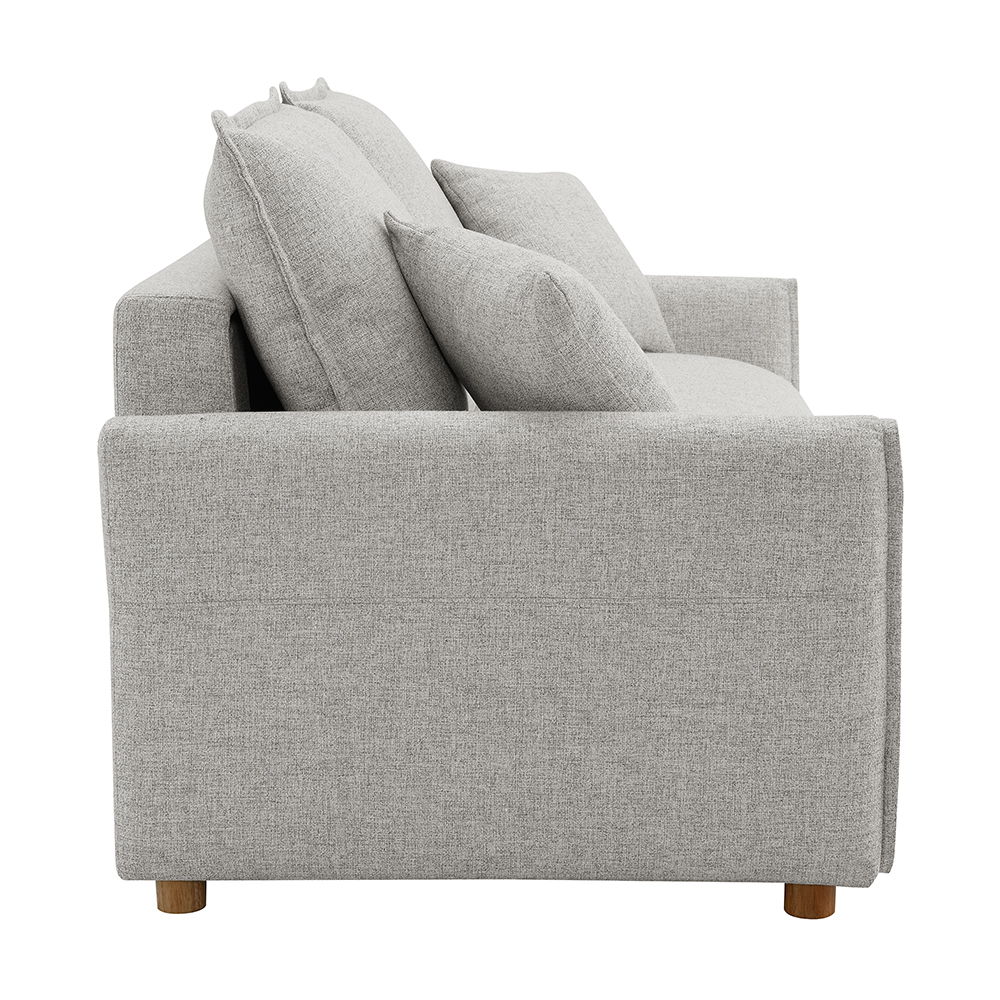 Oran - Sofa With Sleeper - Gray Chenille, light gray, view 5