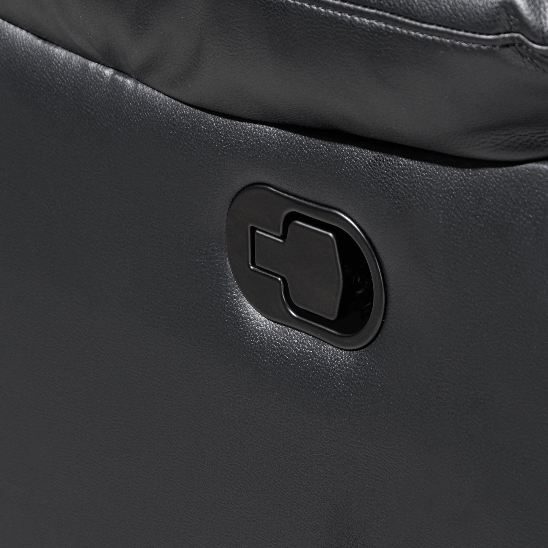Nikko - Glider Recliner - Black / Gray, black, view 5