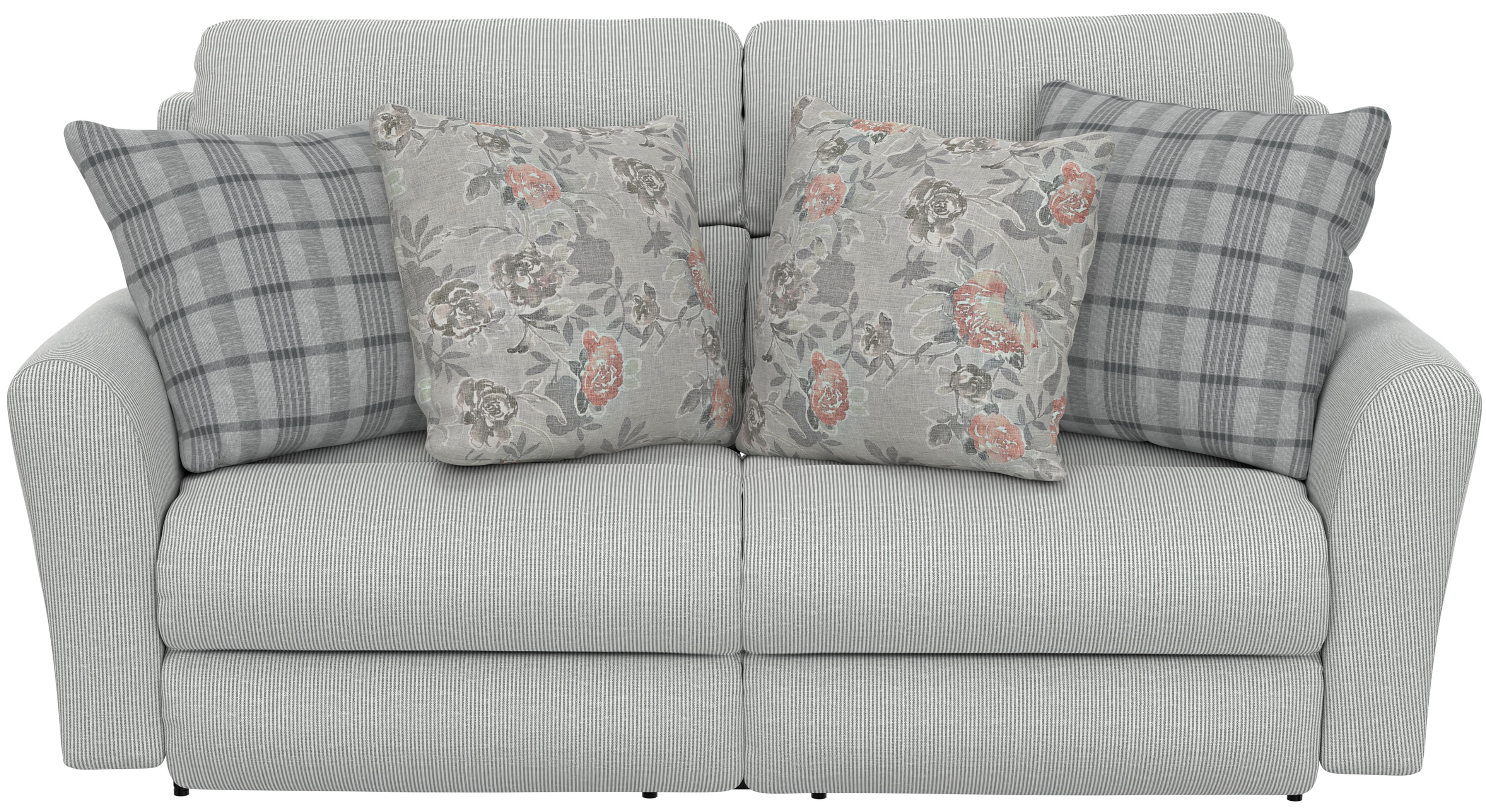 Chappy - Power Lay Flat Reclining Sofa - Pebble