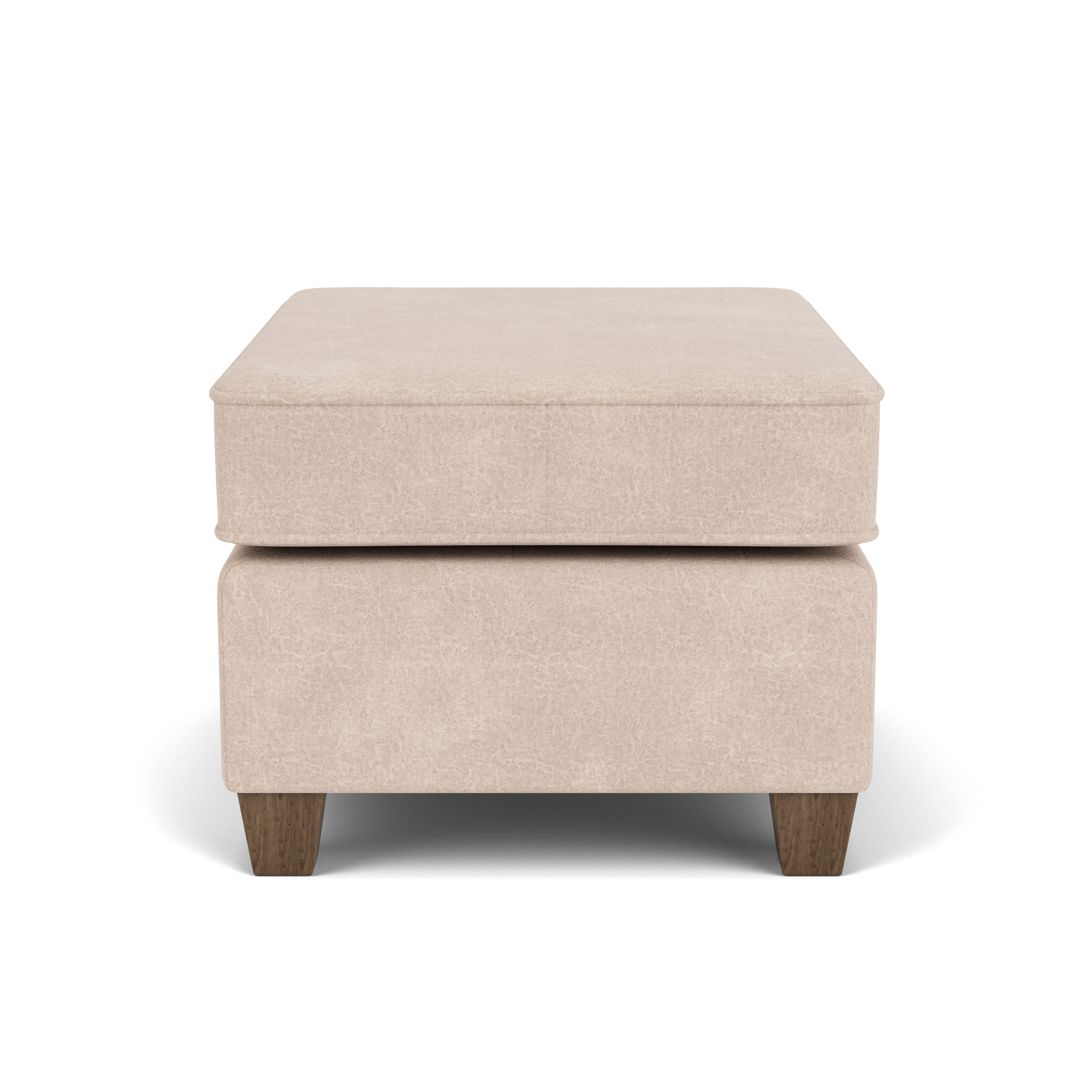 Nora - Fabric Ottoman, dark brown, view 7