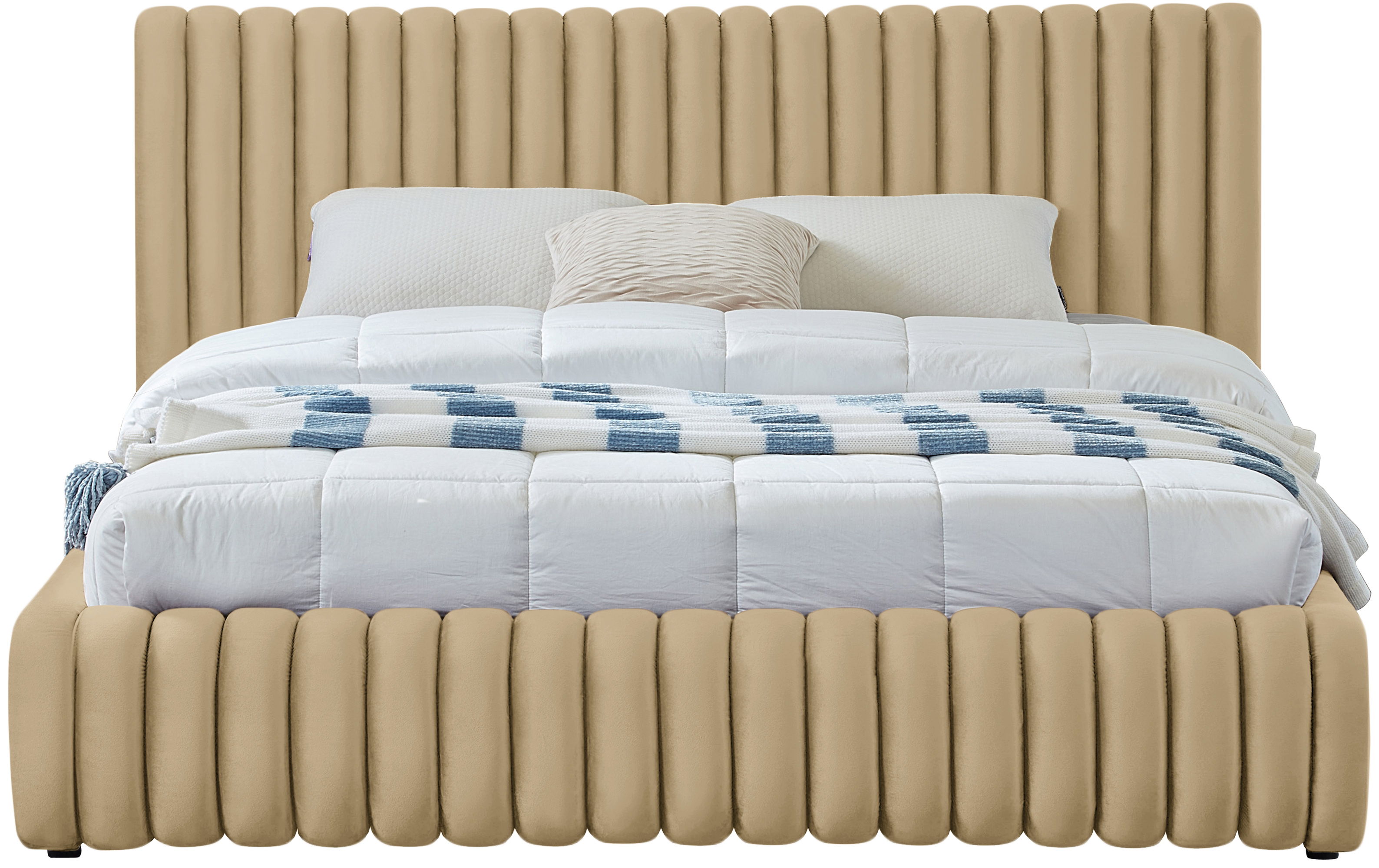 Nico - Queen Bed - Camel