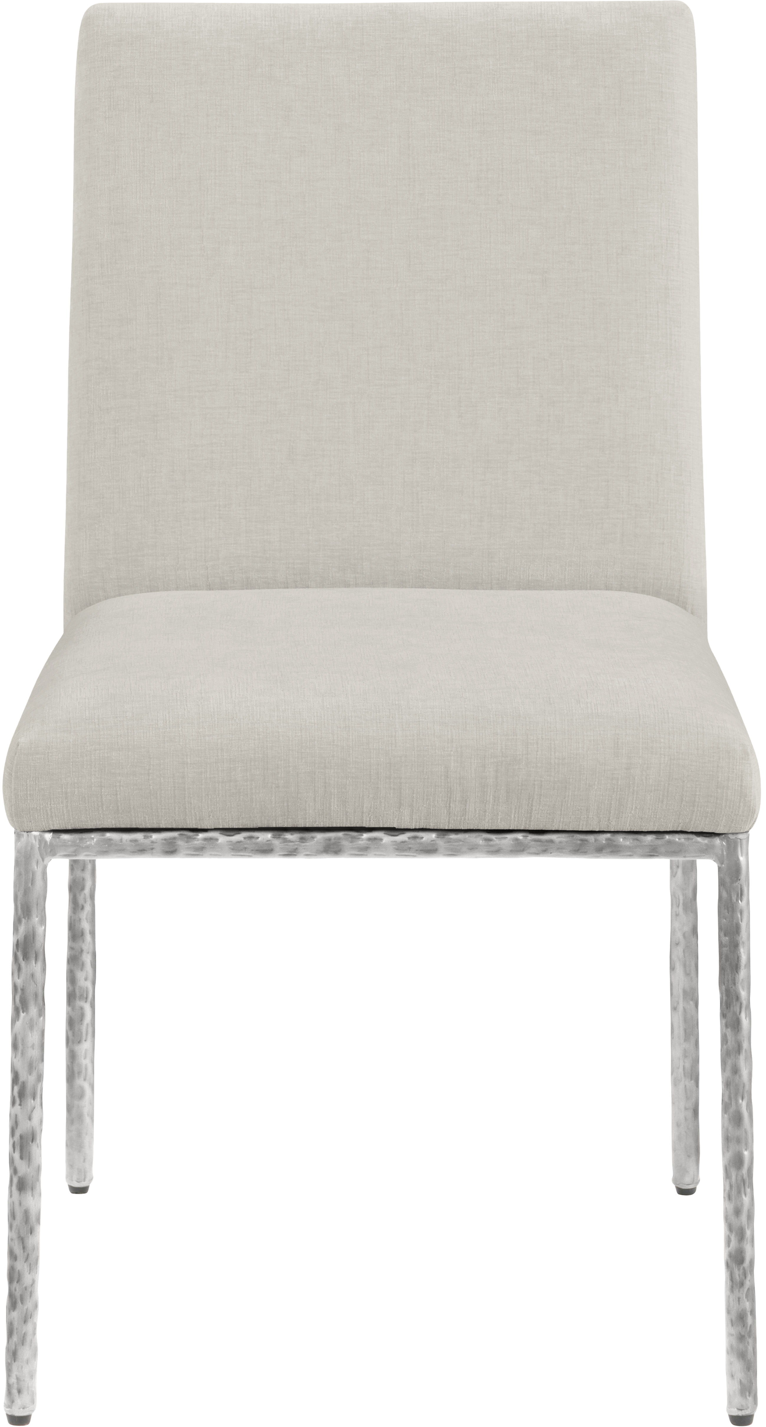 Reeves - Chenille Fabric Upholstered Dining Side Chair (Set of 2) - Cream