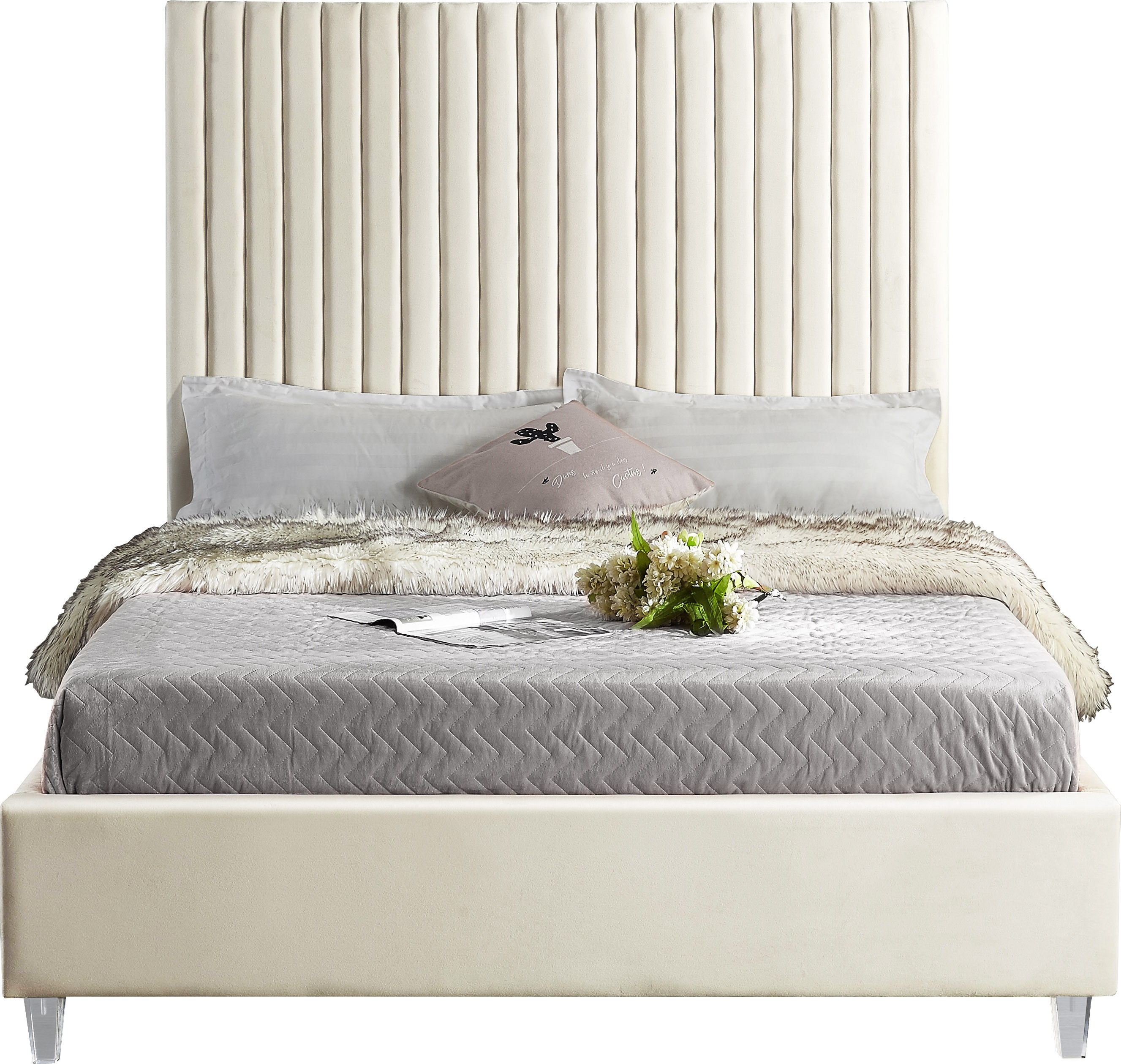 Candace - Full Bed - Cream