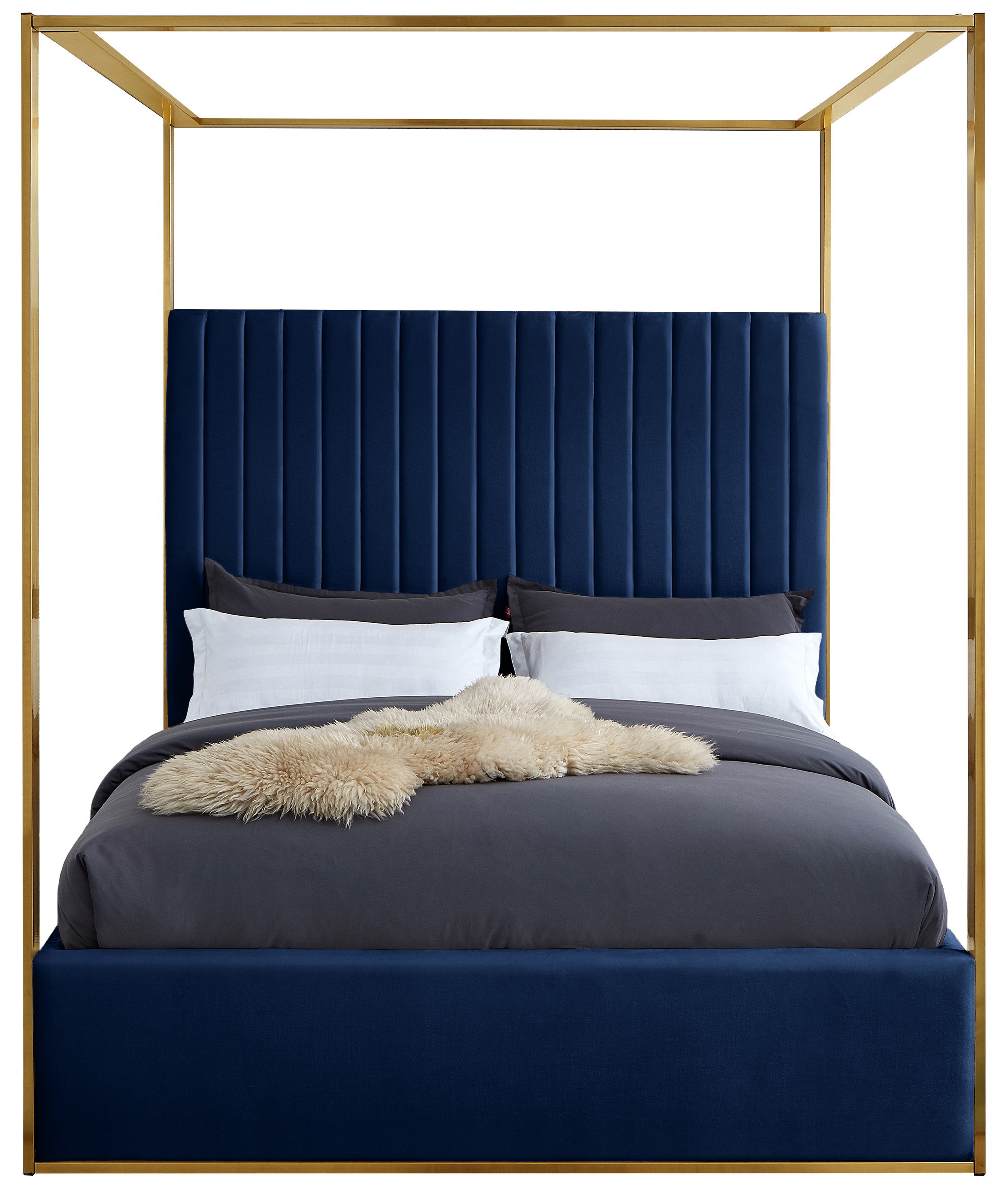 Jones - King Bed - Navy