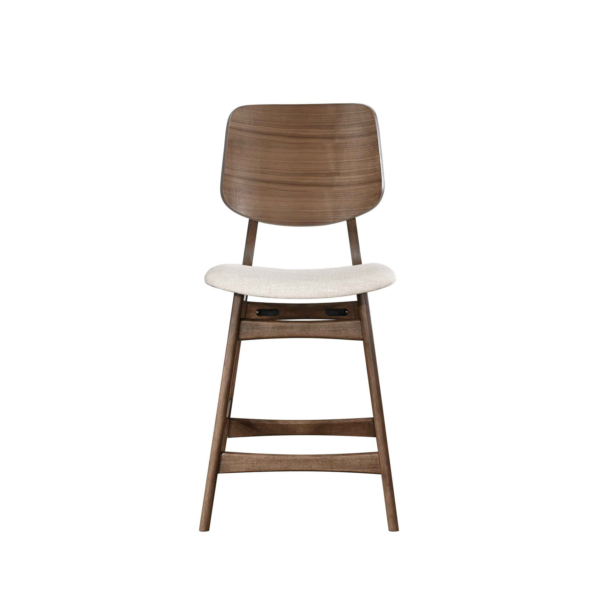 Oscar - Counter Chair (Set of 2) - Walnut