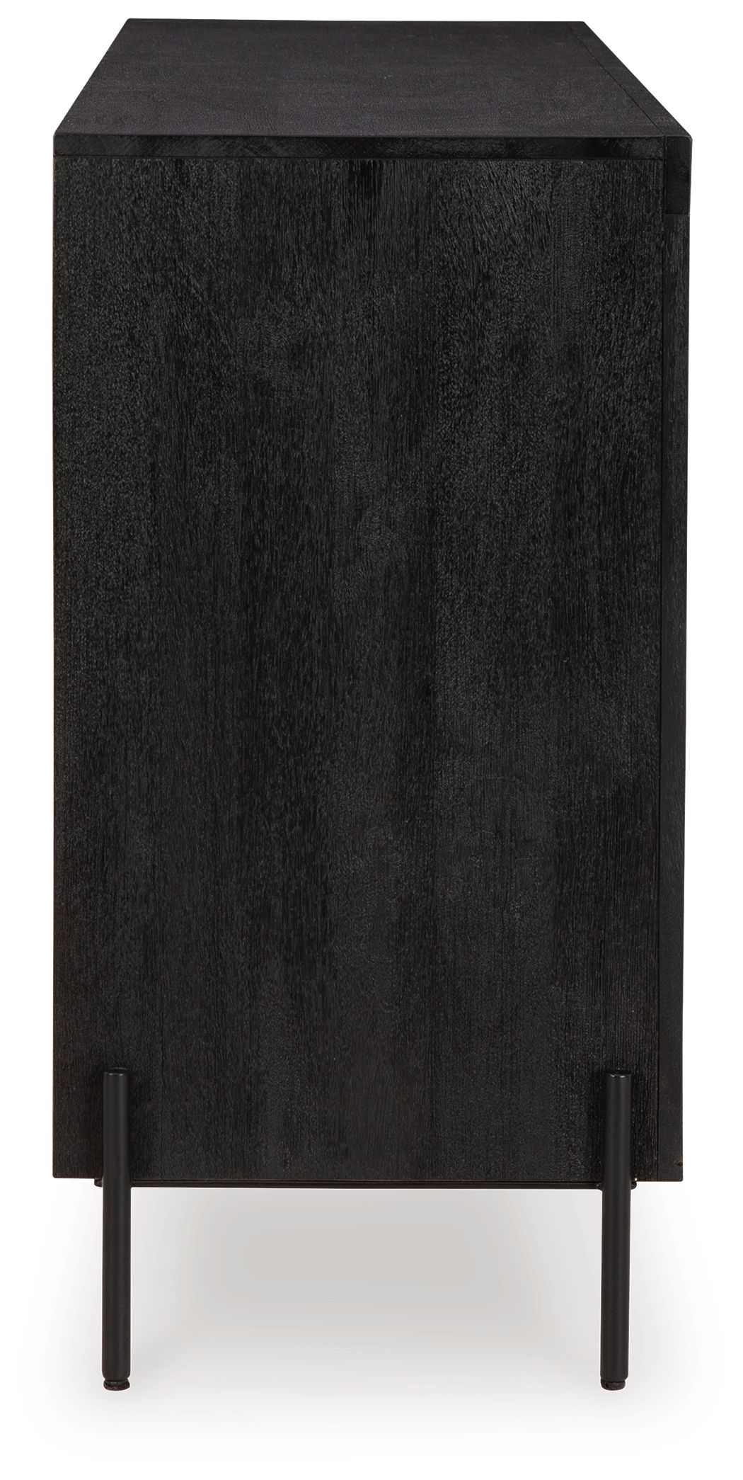 Ashley Furniture Vallisburg - Accent Cabinet - Black / Natural - Image 5