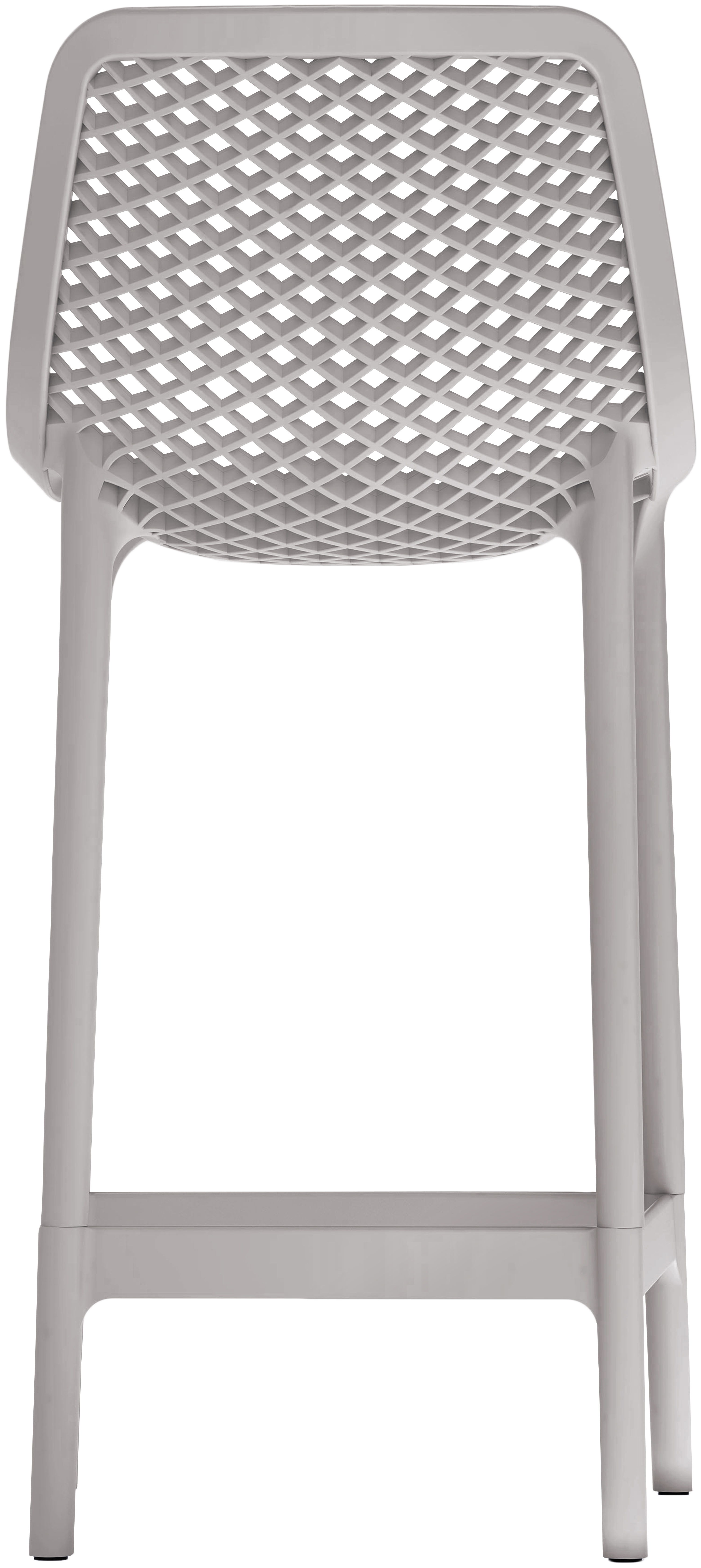 Mykonos - Outdoor Patio Stool (Set of 4) - Gray