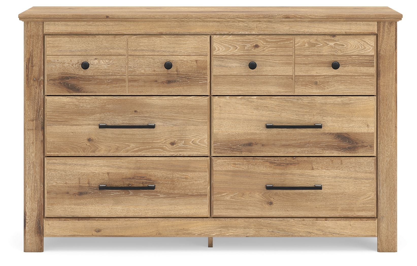 Ashley Furniture Makidern - Six Drawer Dresser - Tan - Image 4