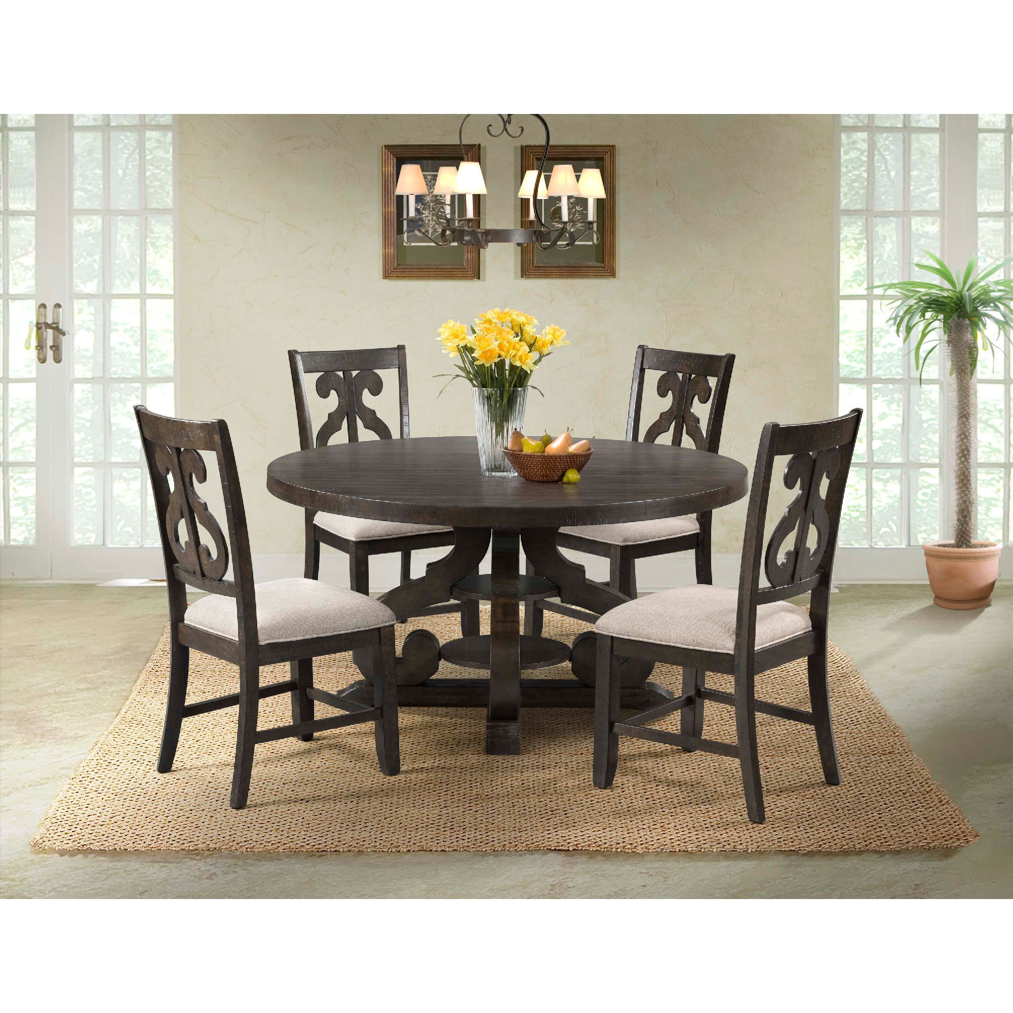 5 Pc · Round Table And Four Chairs