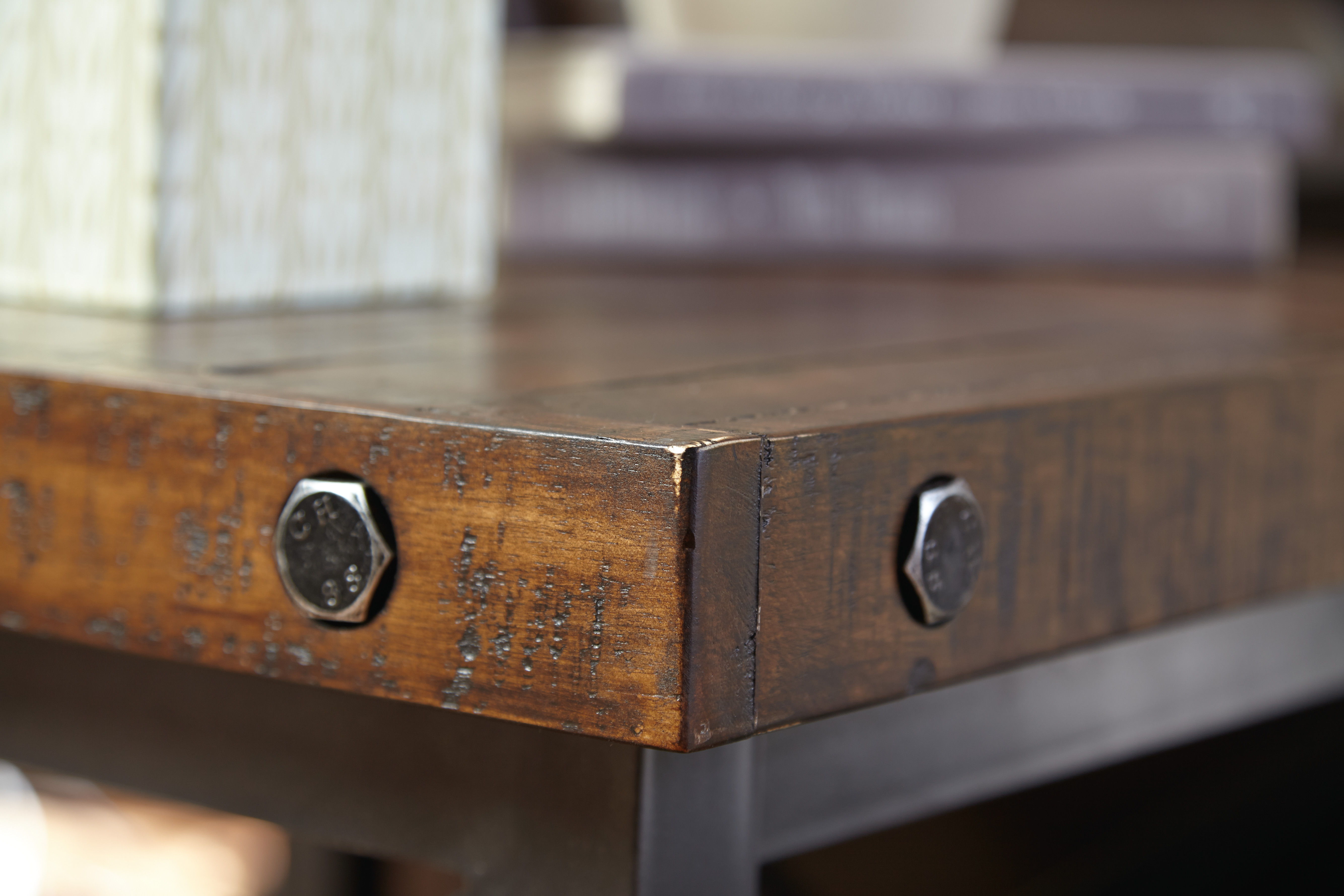 Carpenter - Rectangular Coffee Table - Dark Brown, dark brown, view 3