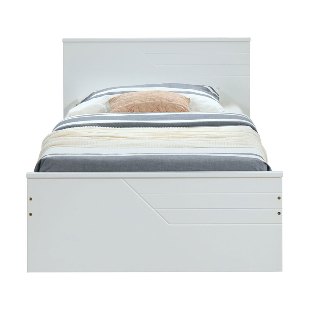 Ragna - Twin Bed - White, white, view 6