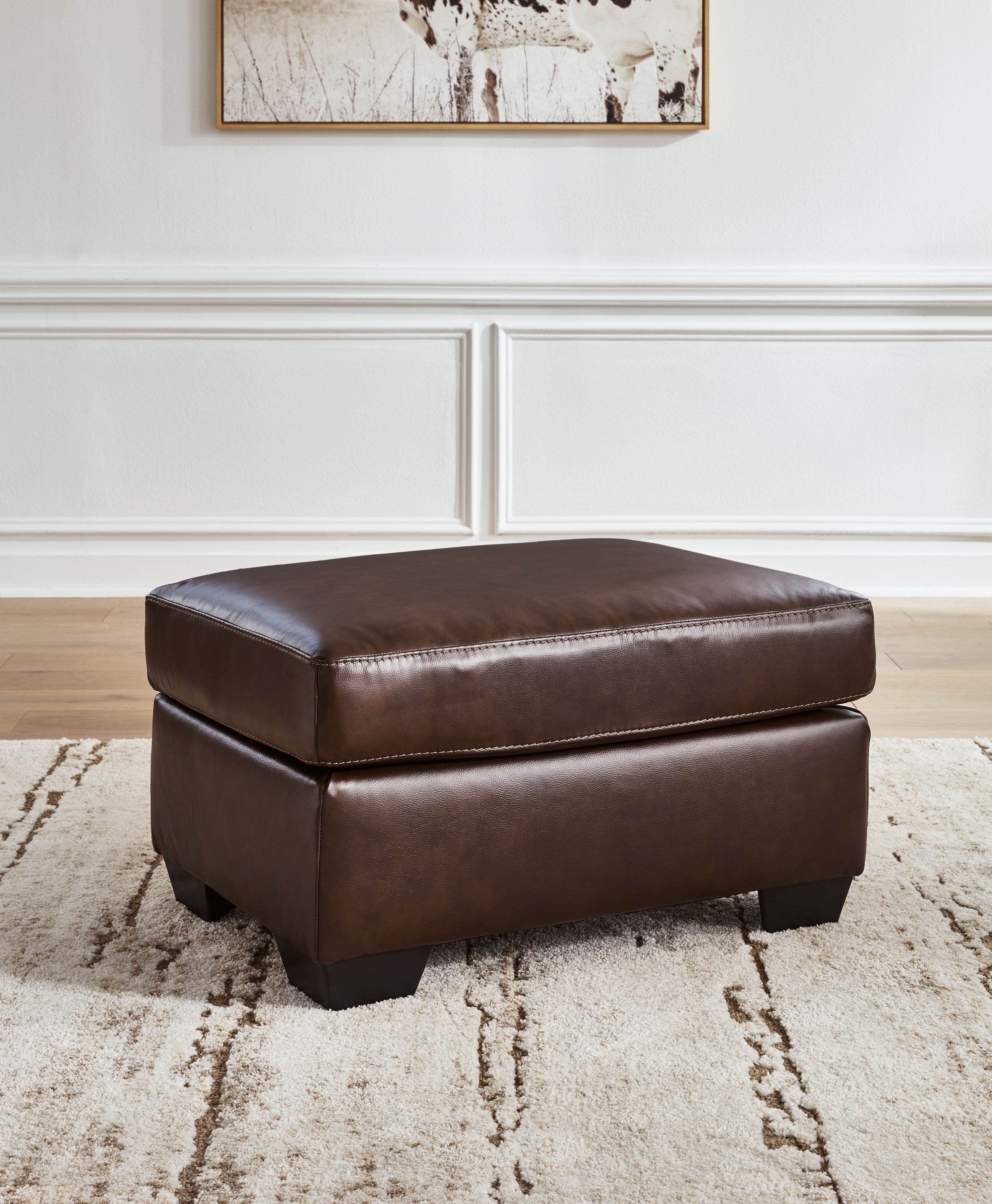 Ashley Furniture Santorine - Ottoman - Dark Brown - Image 2