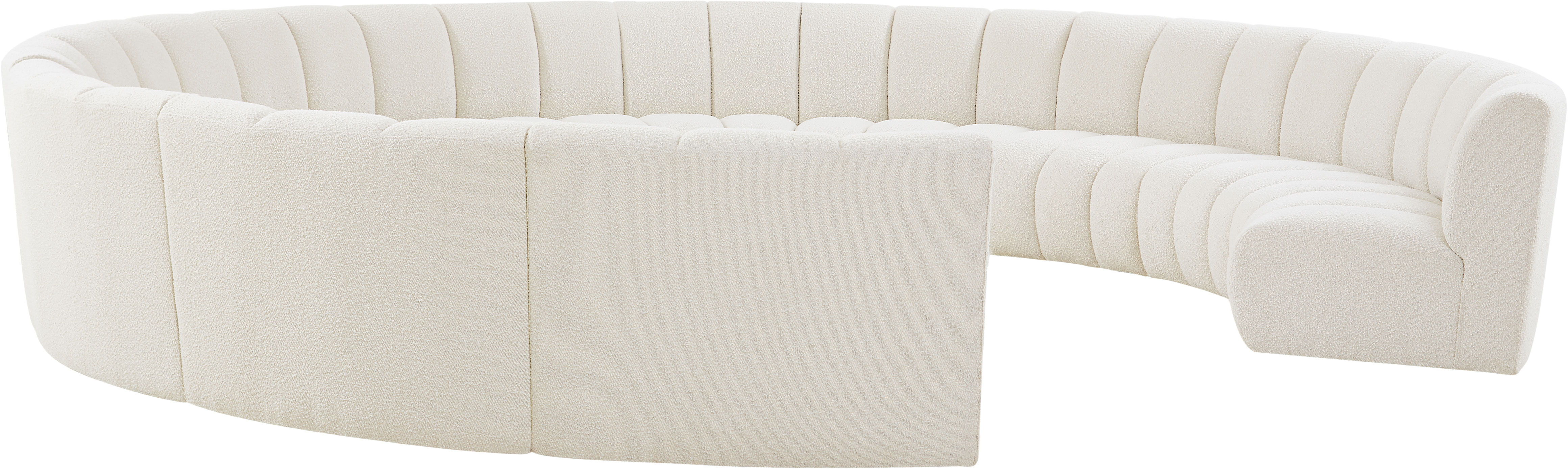 Infinity - 11 Piece Modular Sectional - Cream