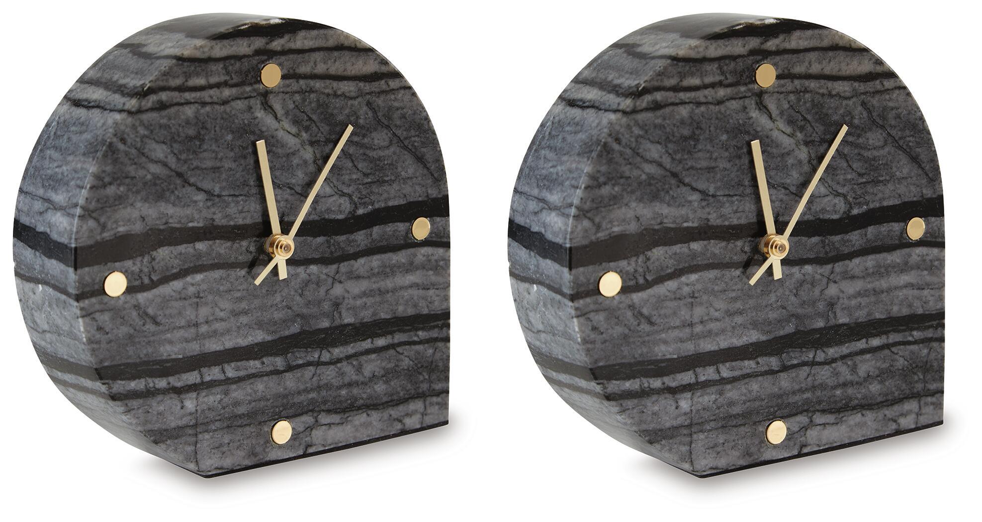 Janmour – Table Clock (Set of 2) – Black