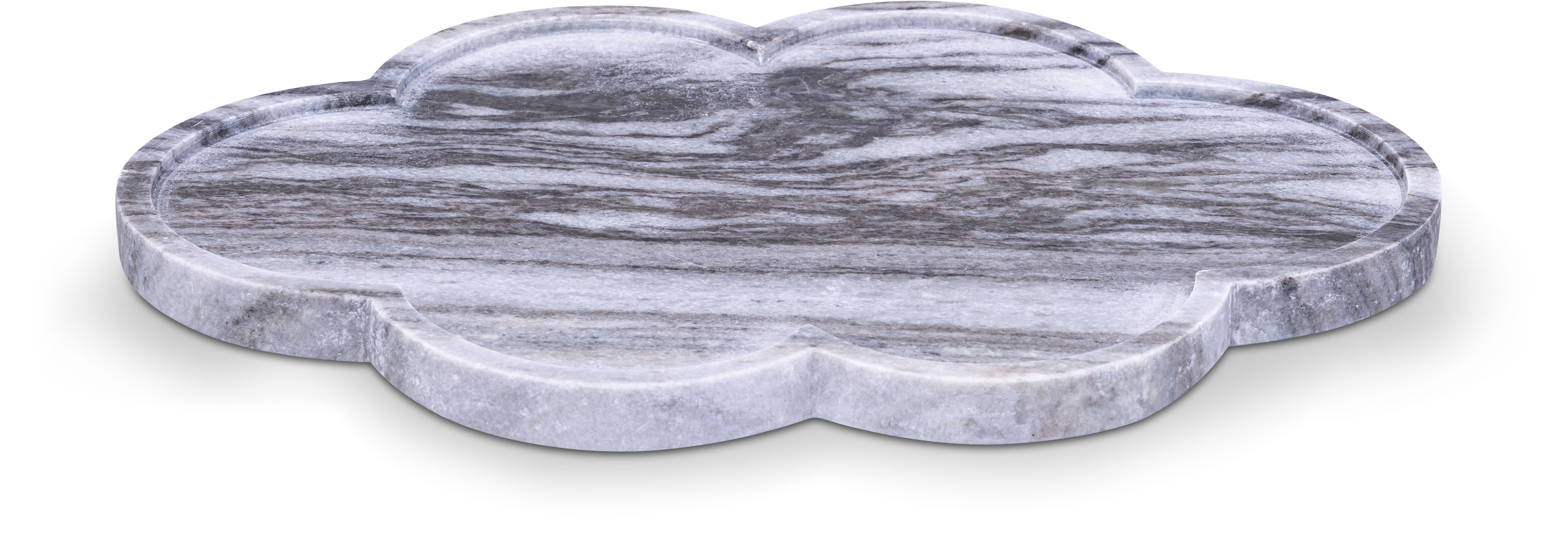 Rimini - Marble Clover Shaped Tray - Panda