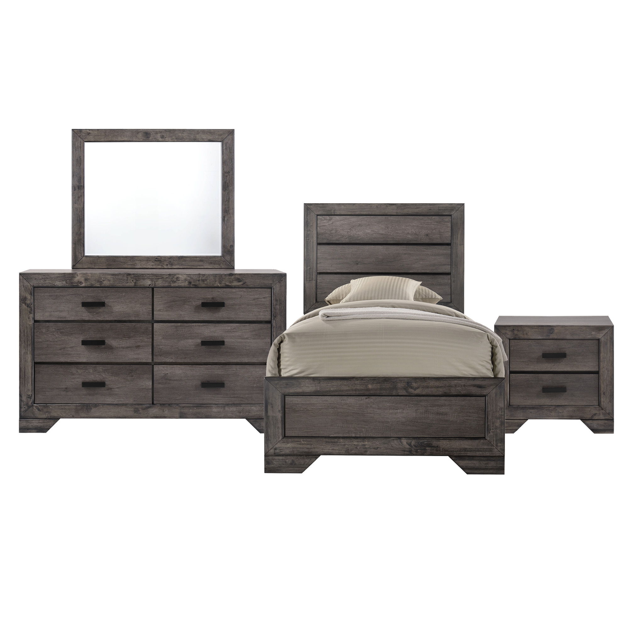 Twin · 4 Pc · Bedroom Set
