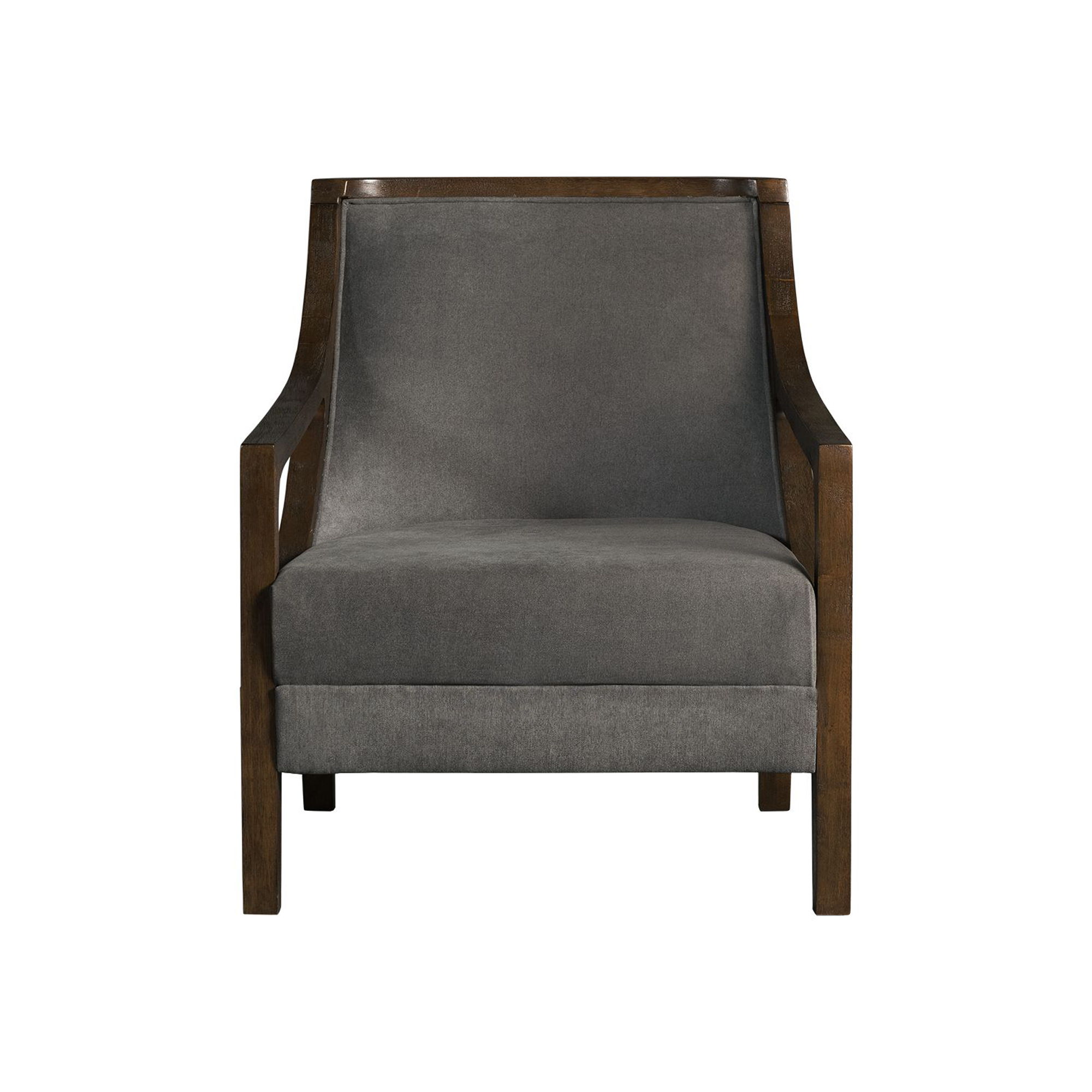 Hopkins - 28" Accent Chair - Brown Frame