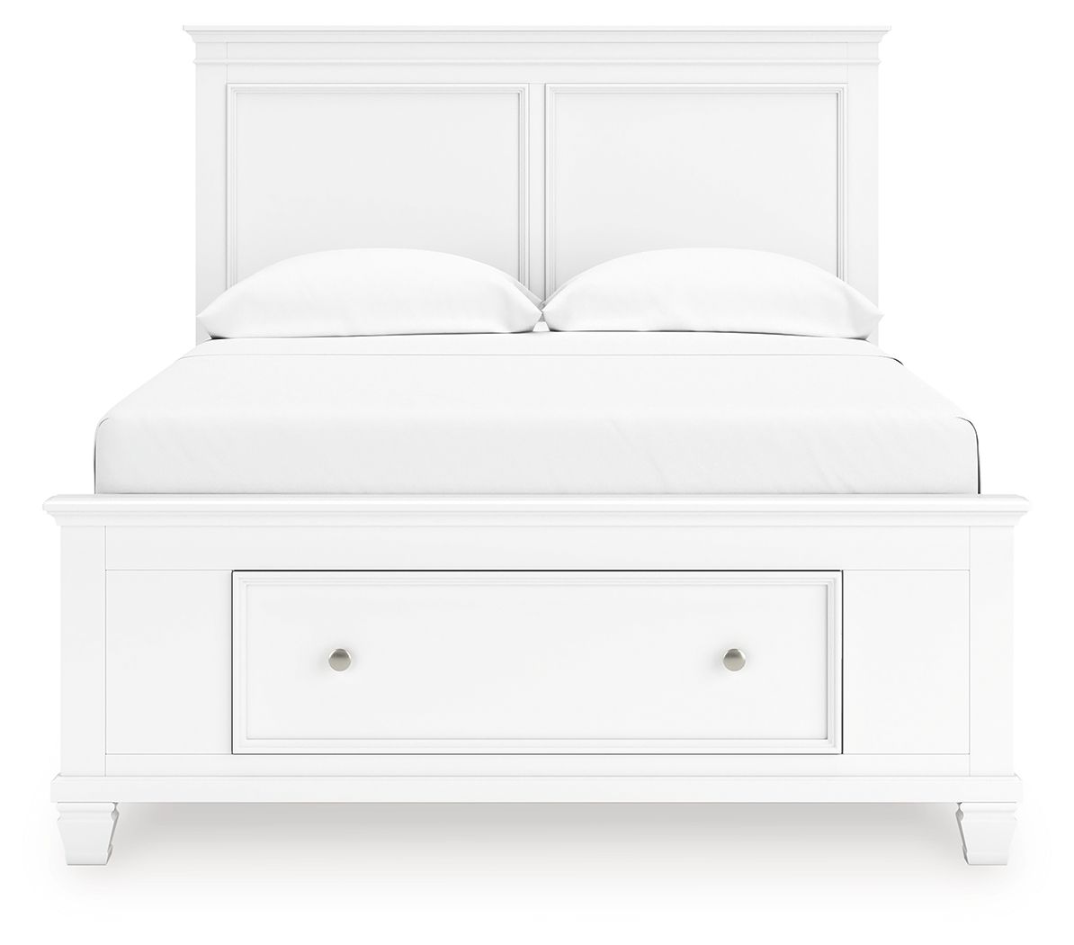 Ashley Furniture Fortman - Full Panel Storage Bed - White - Image 5