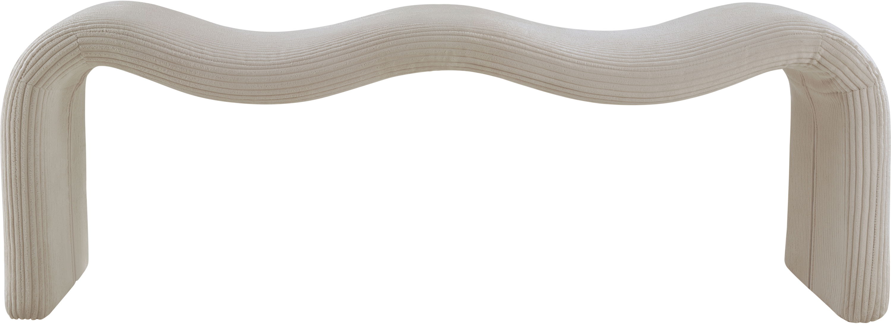 Willow - Corduroy Bench - Beige