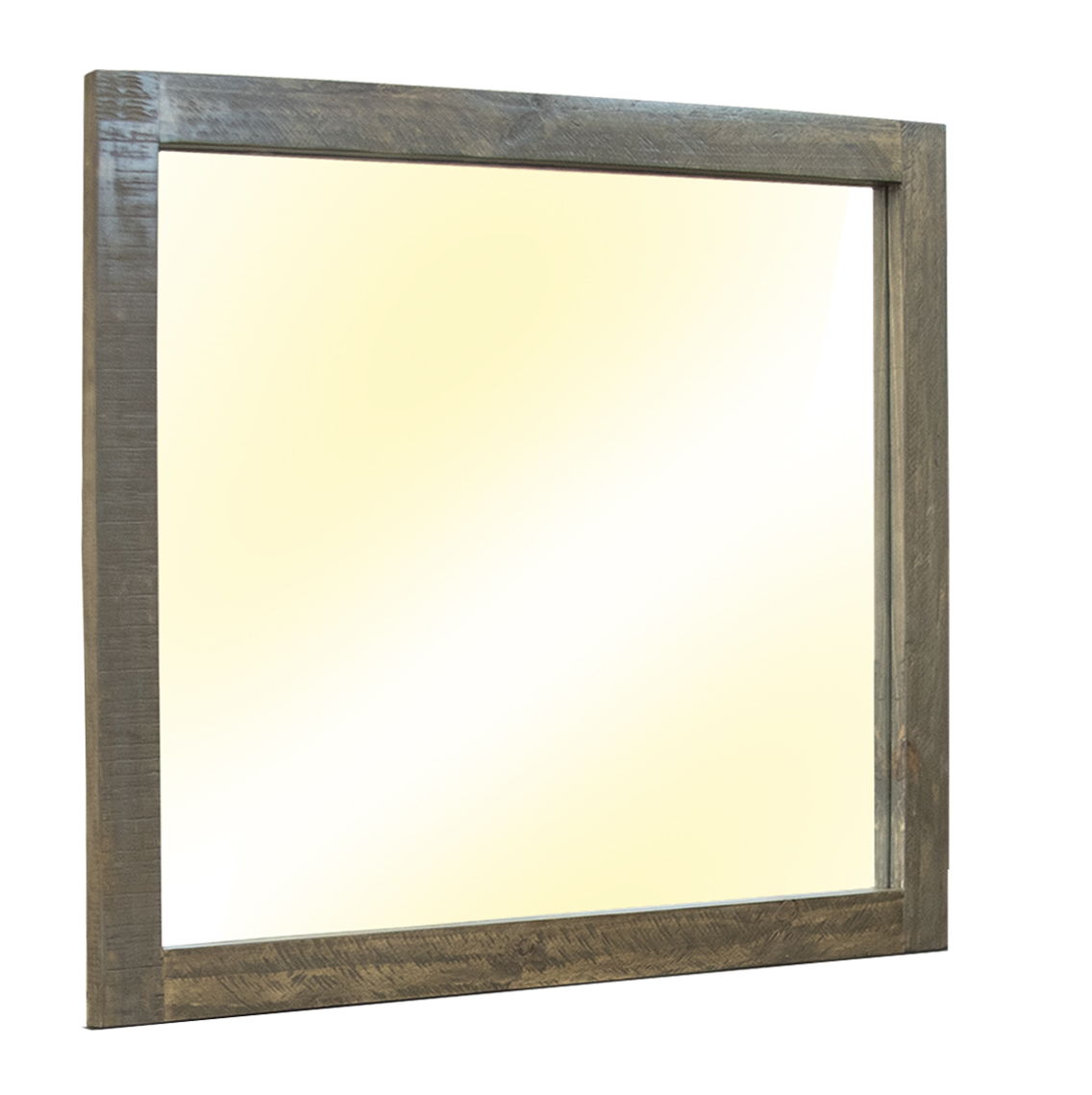 International Furniture Direct Loft Brown - Mirror - Two Tone Gray / Brown