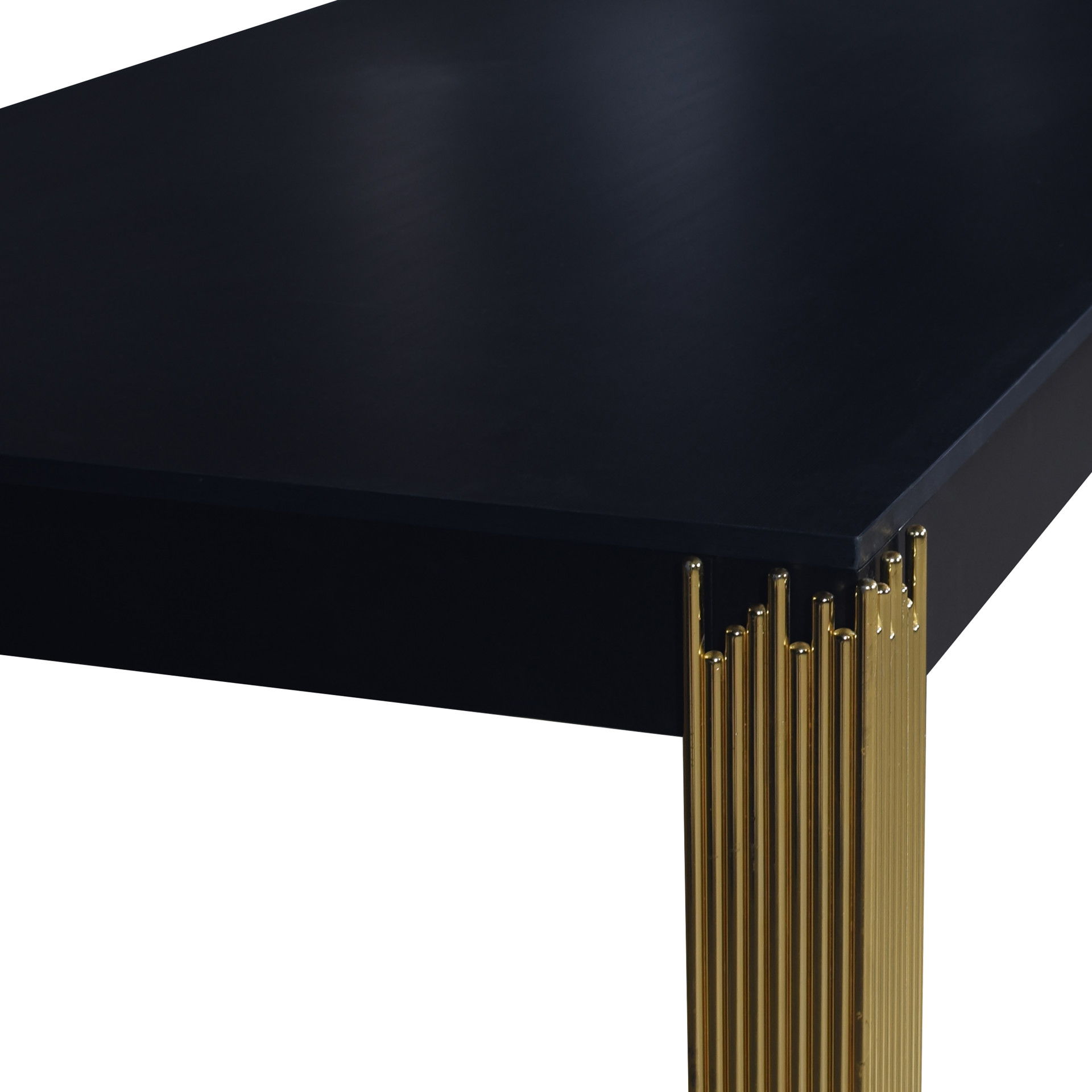 Empire - Rectangle Dining Table - Black, black, view 4