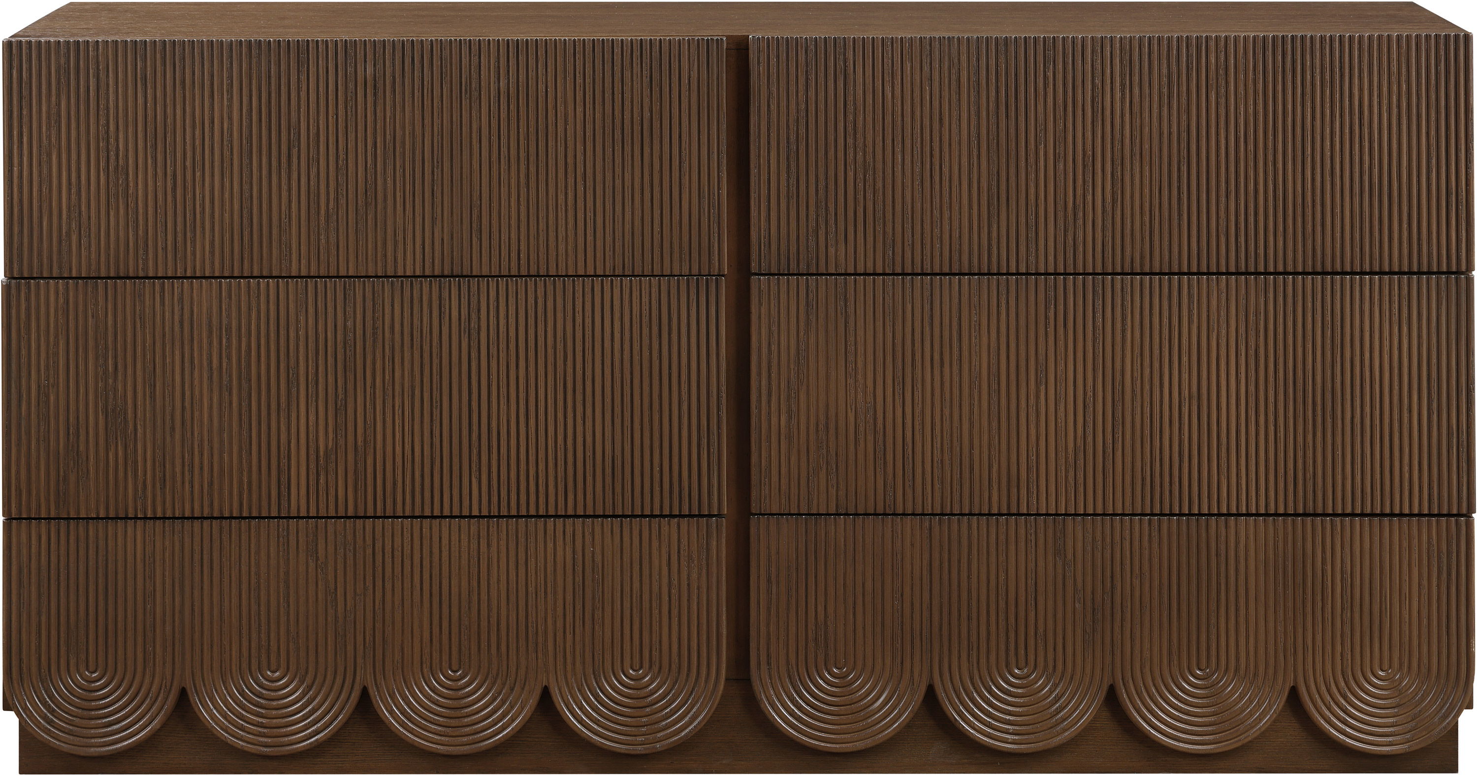 Scallop - Dresser - Brown