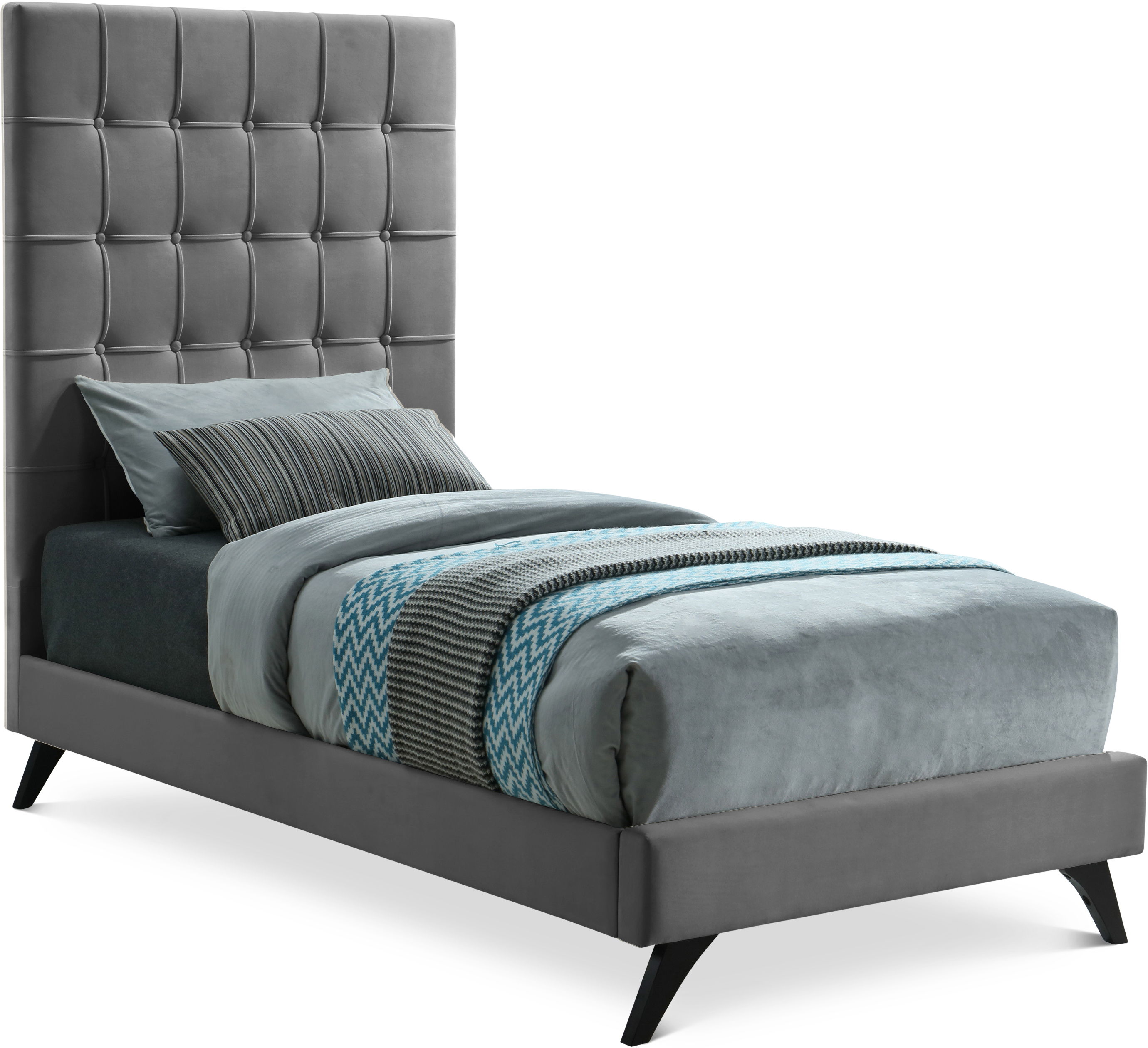 Elly - Twin Bed - Gray