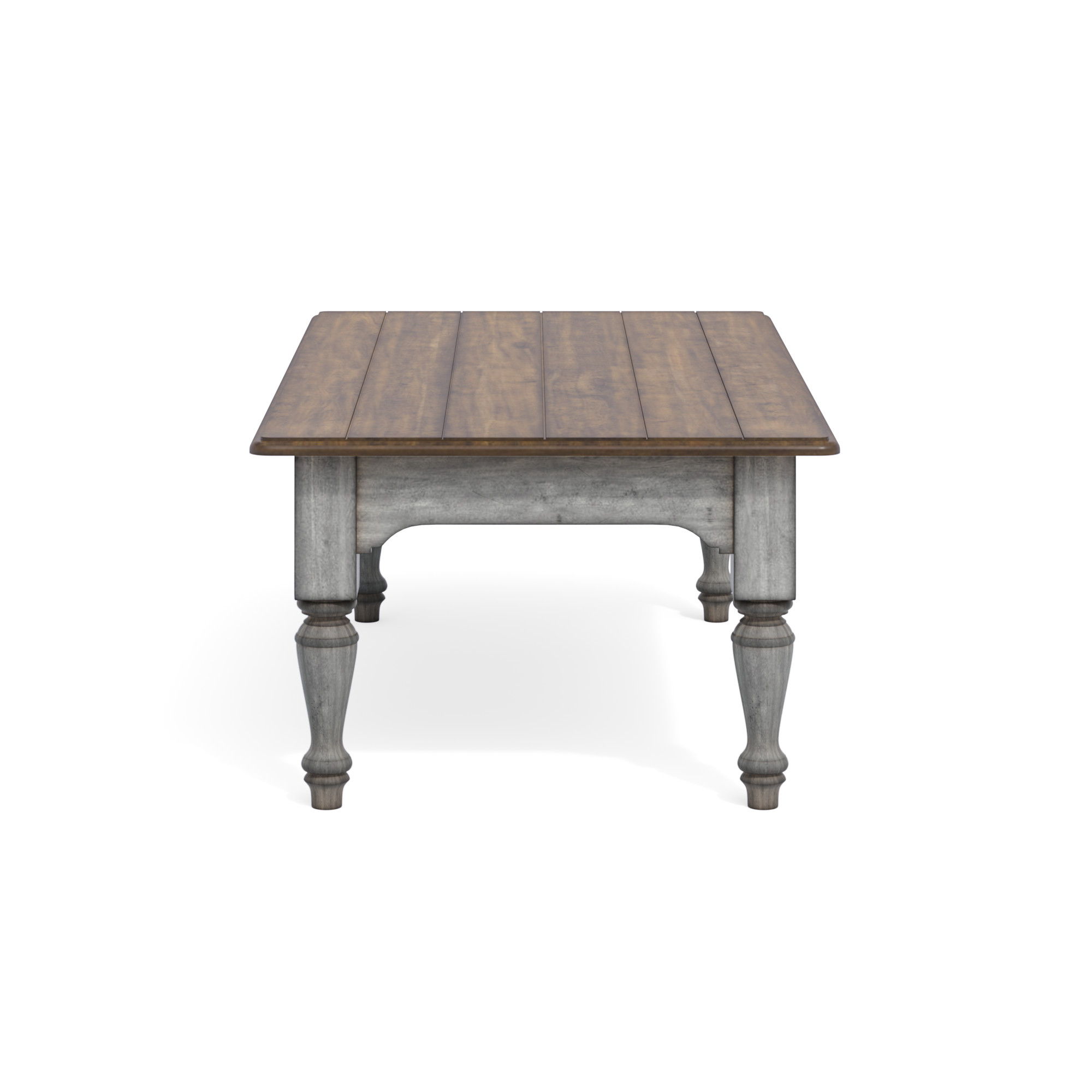Plymouth - Rectangular Coffee Table - Gray, gray, view 3