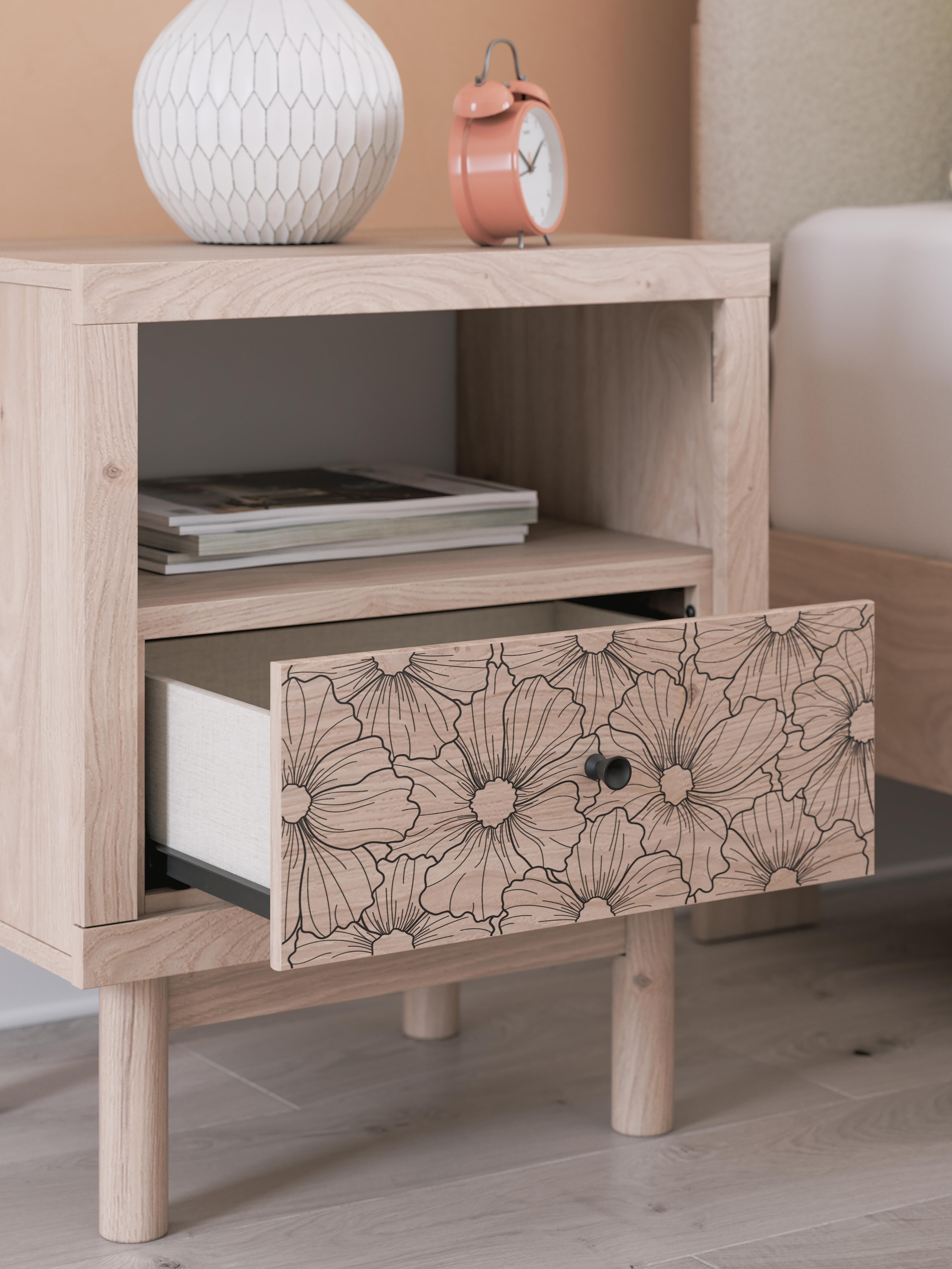 Ashley Furniture Arloster - One Drawer Night Stand - Tan - Image 10