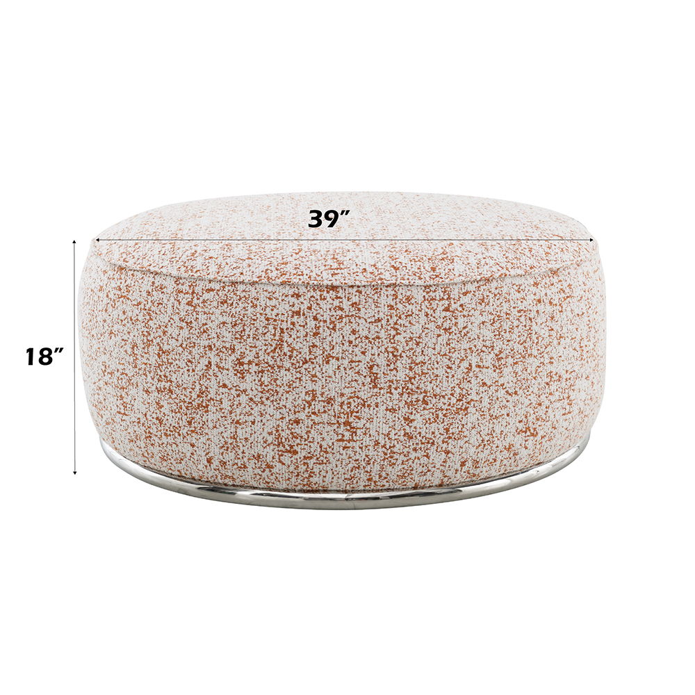 Sahara - Ottoman - Pattern Fabric, pink, view 5