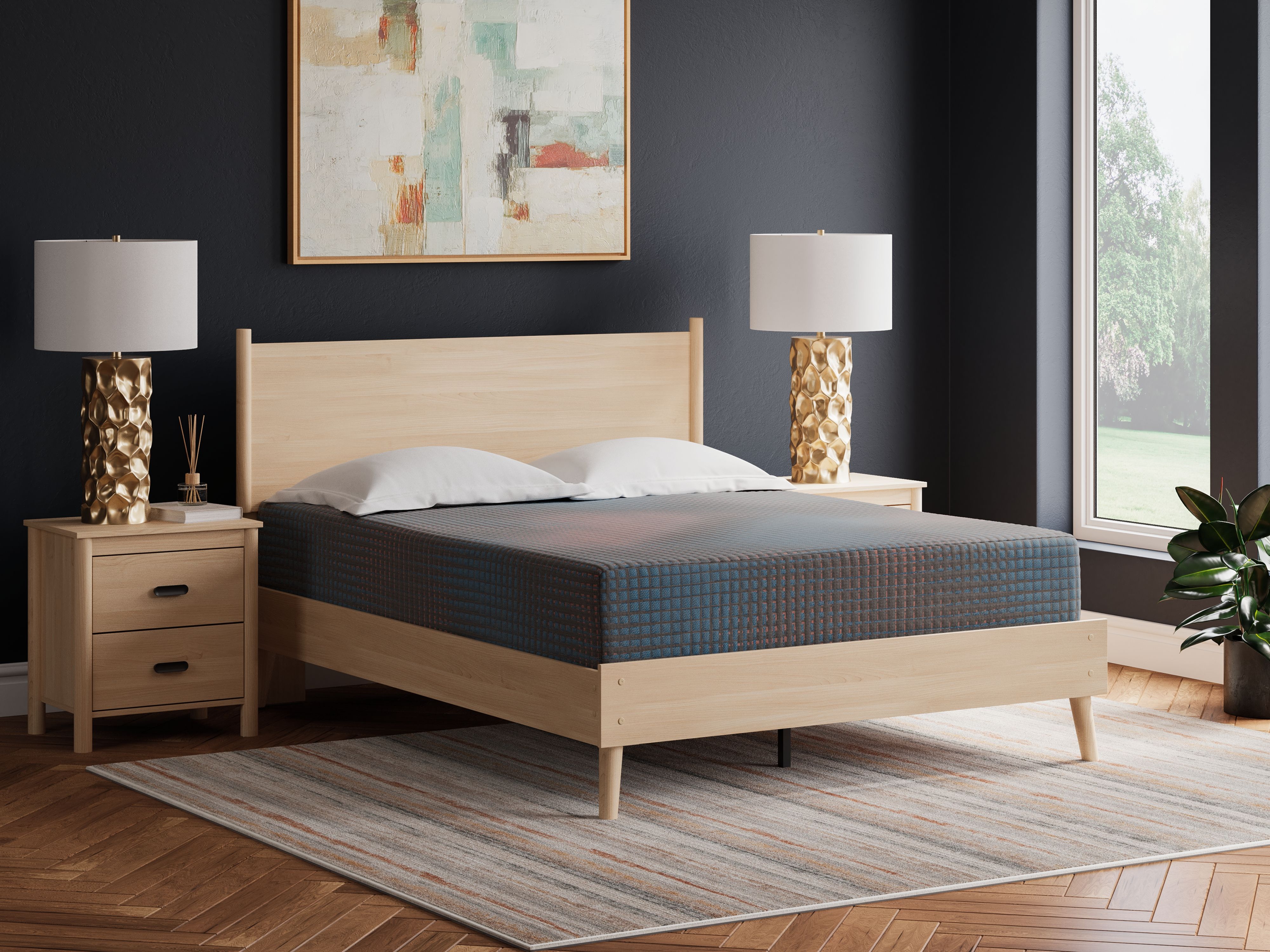 Ashley Furniture 13 Inch Hybrid Hot Buy - King Mattress - Multi - Image 2