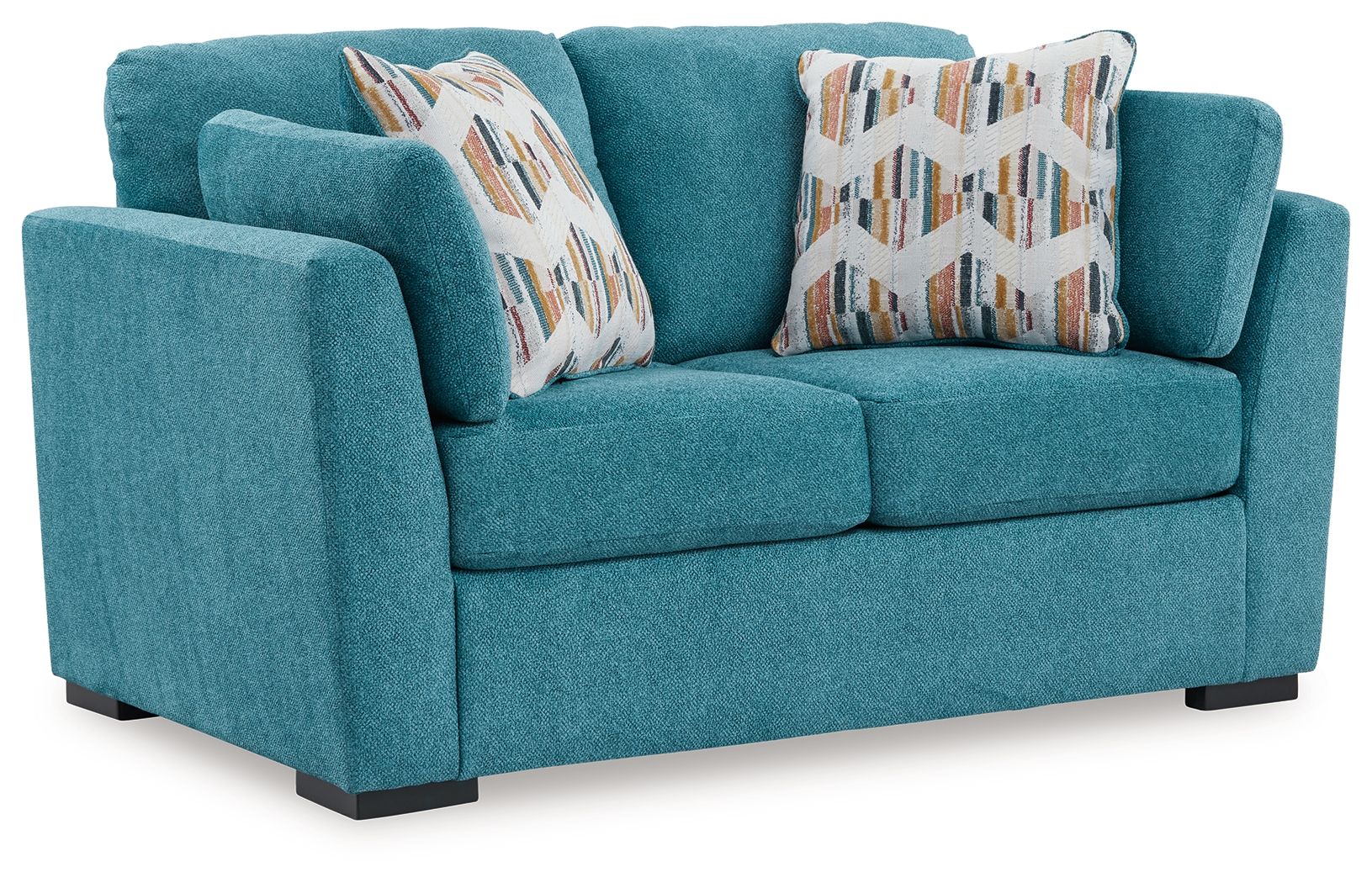 Ashley Keerwick Loveseat - Teal