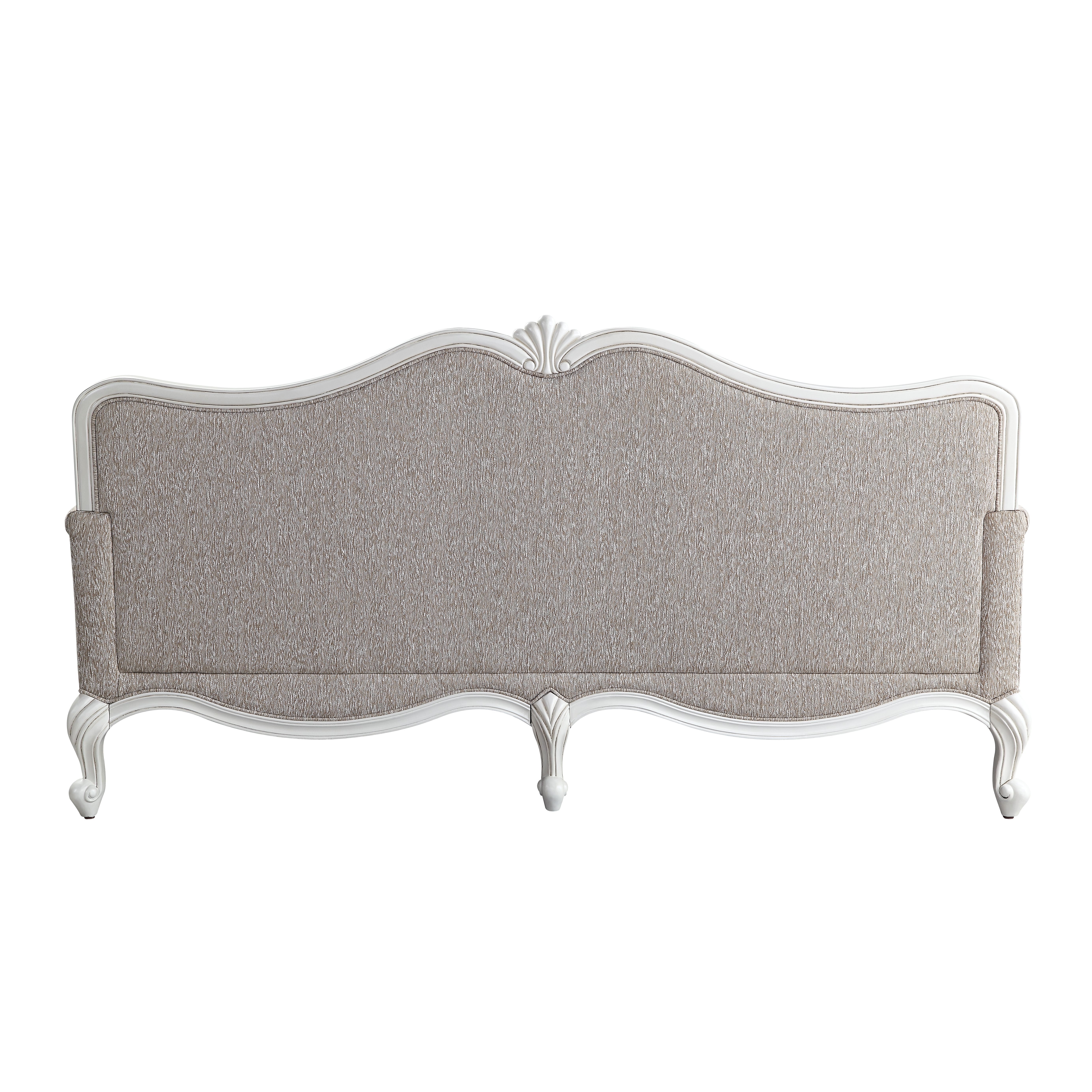 Ciddrenar - Sofa With 5 Pillows - Fabric & White, blue, view 3