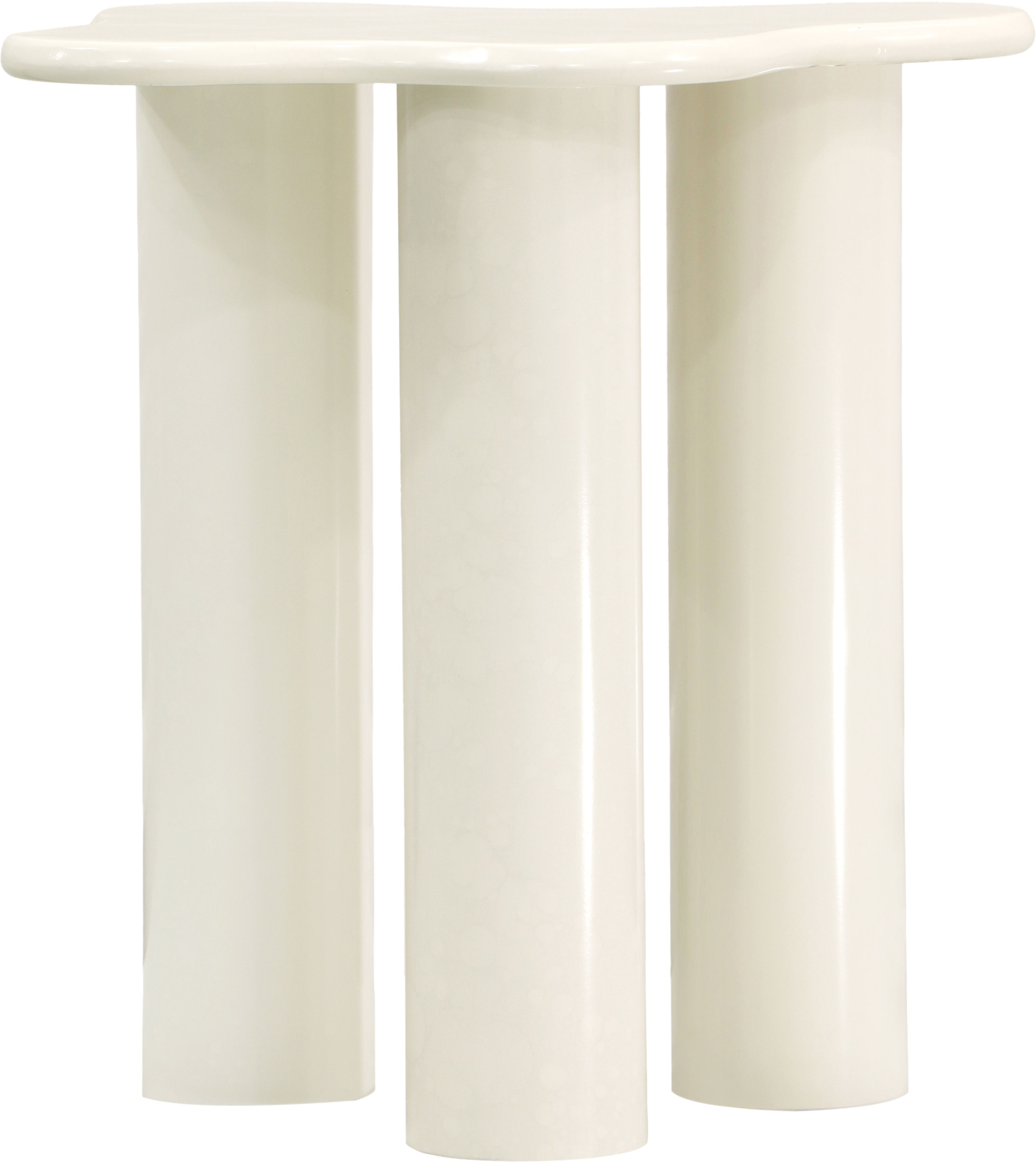 Romaine - End Table - Cream