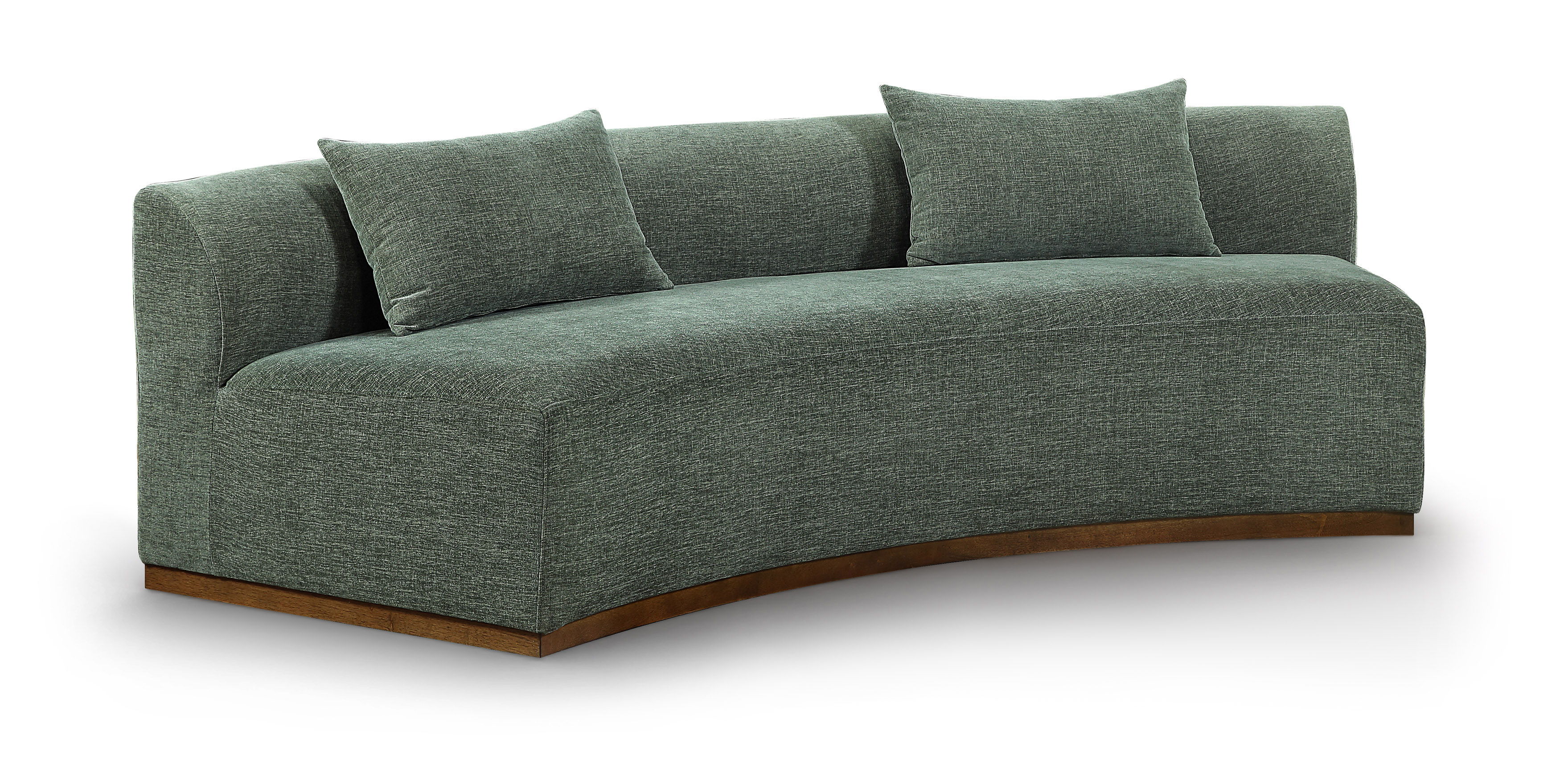 104" Chenille Fabric Upholstered Sofa