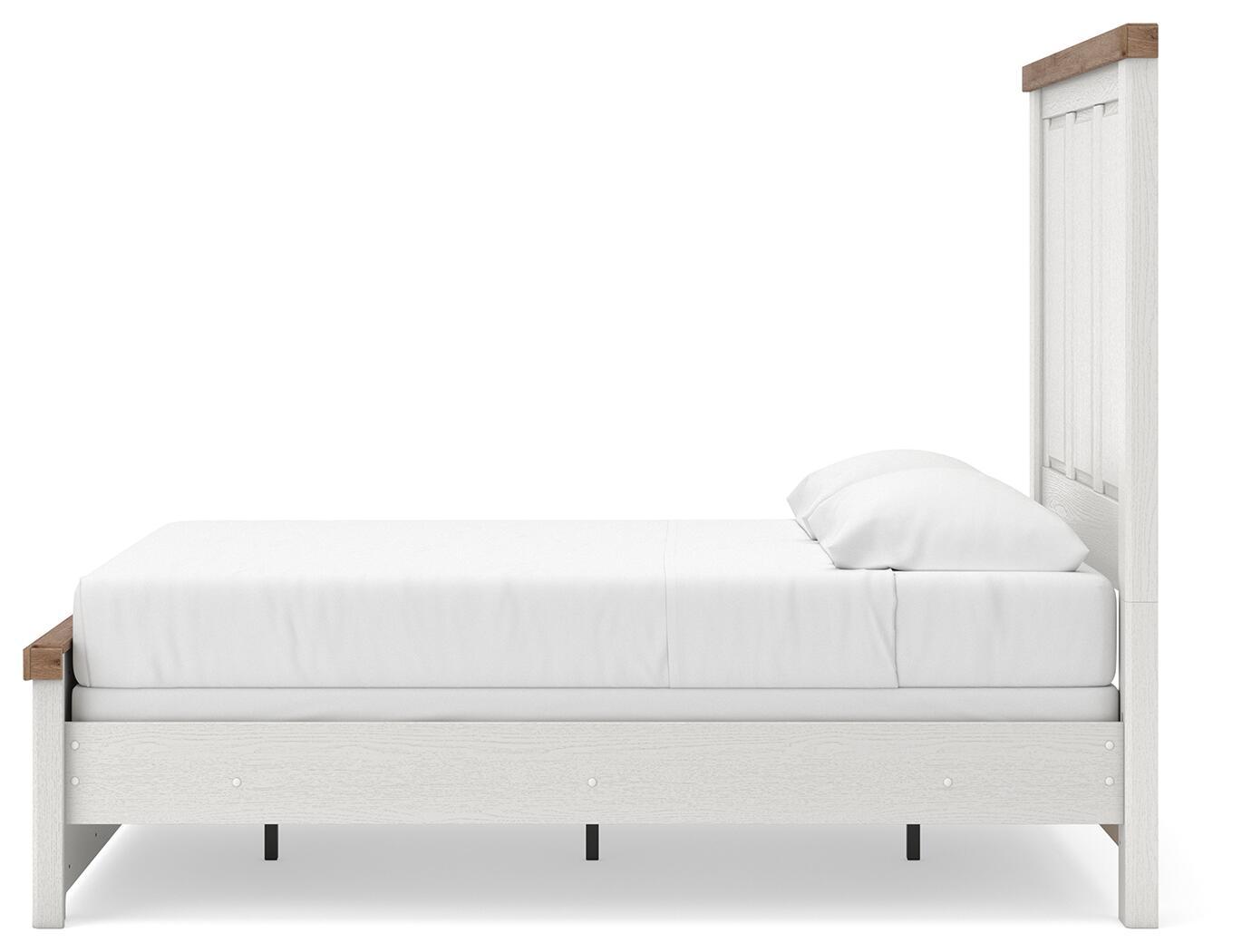 Ashley Furniture Savonport - Full Panel Bed - White / Brown - Image 7
