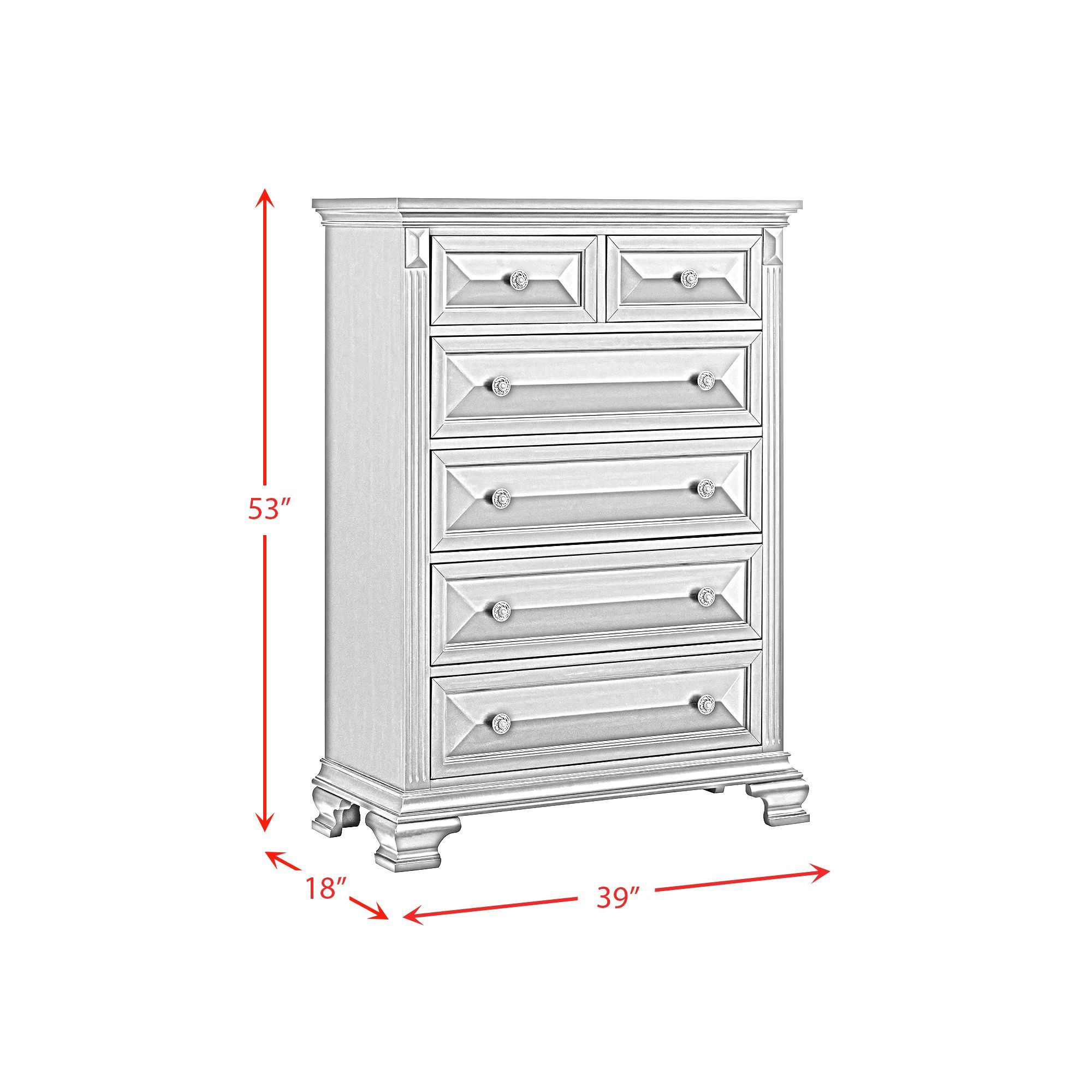 Bridgestone - 6-Drawer Chest - Black