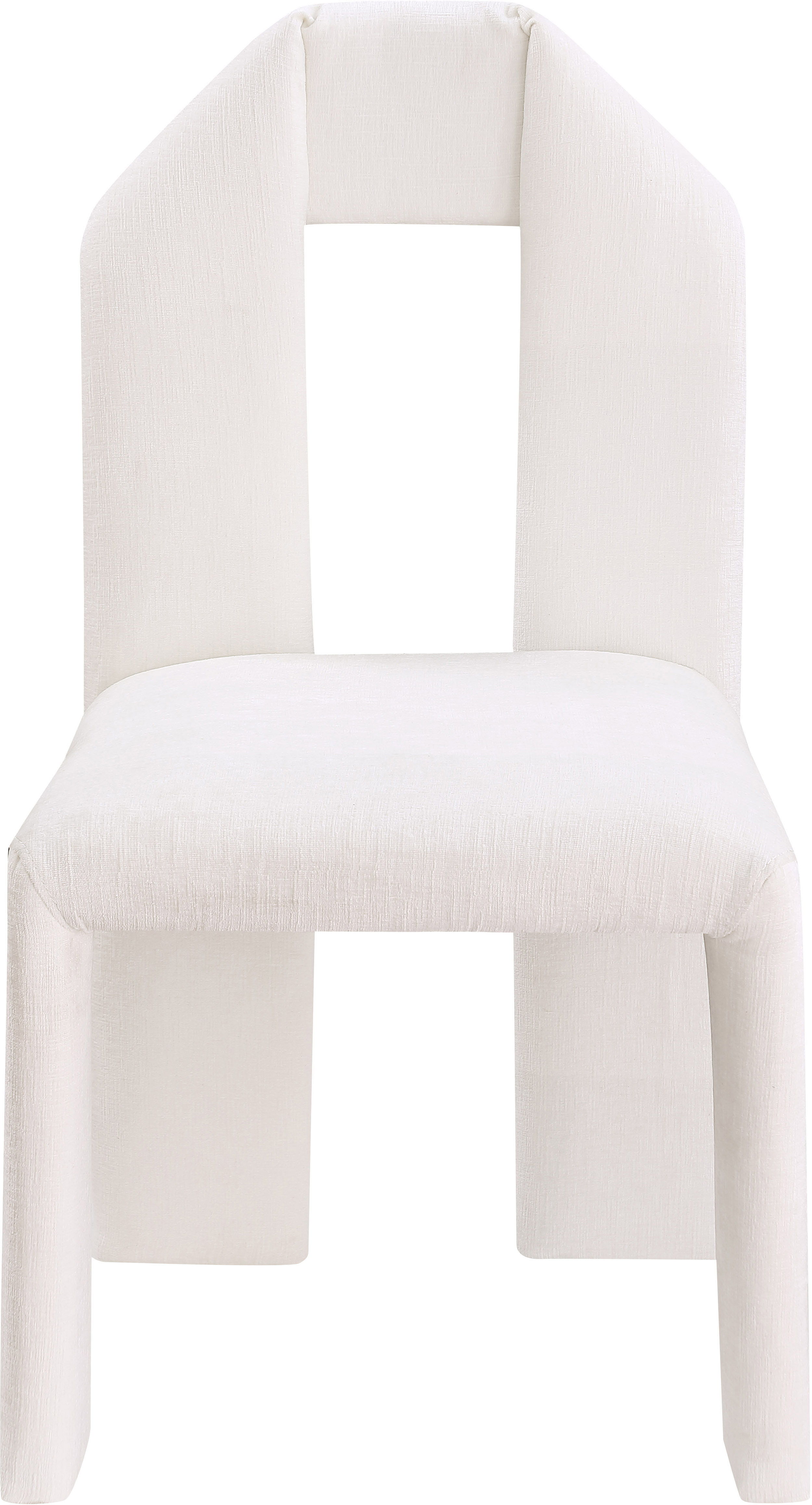 Bennett - Chenille Dining Chair (Set of 2) - Cream