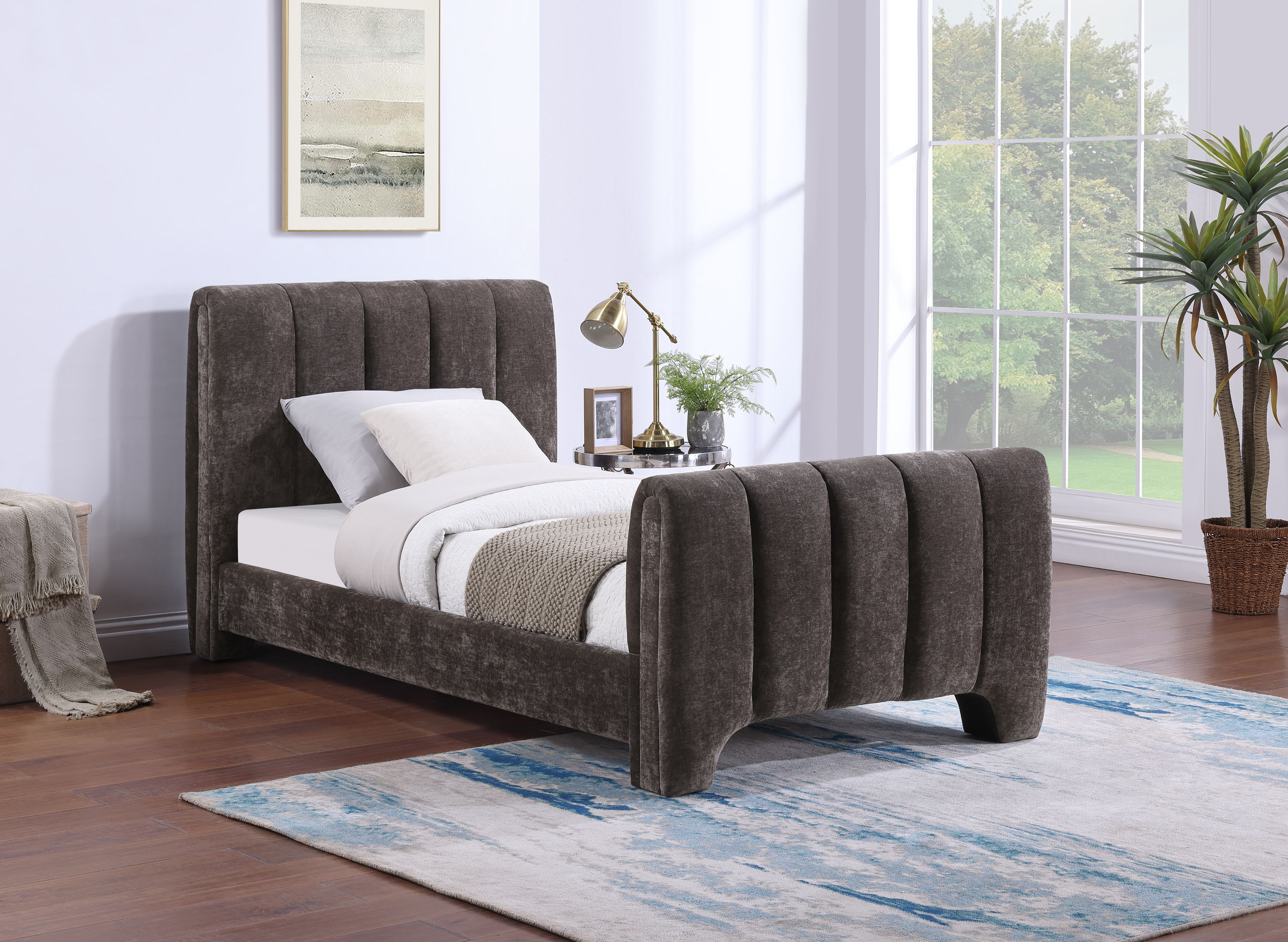Camila - Twin Bed - Brown